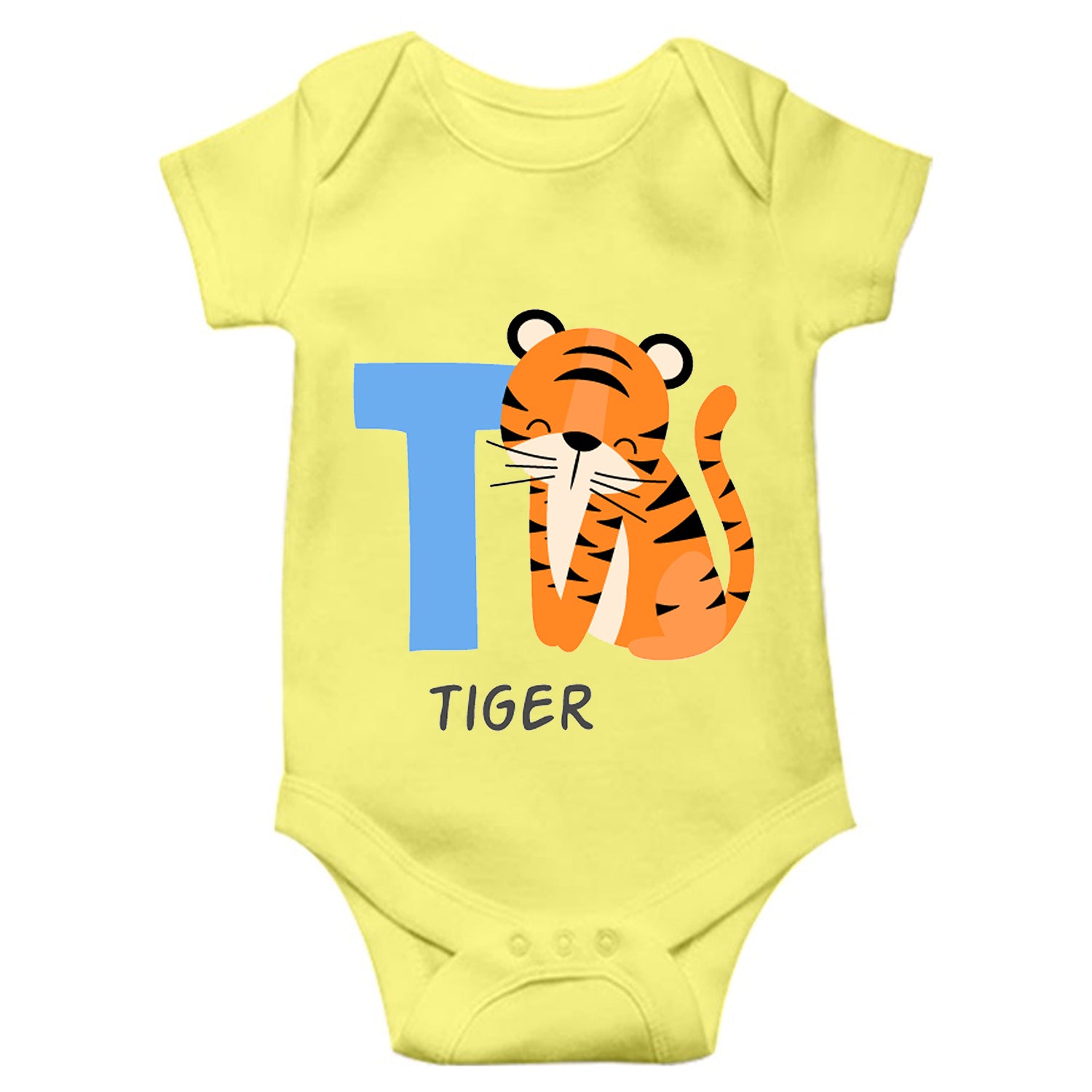 Tiger Unisex Half Sleeve Romper