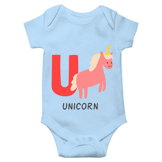 Unicorn Unisex Half Sleeve Romper