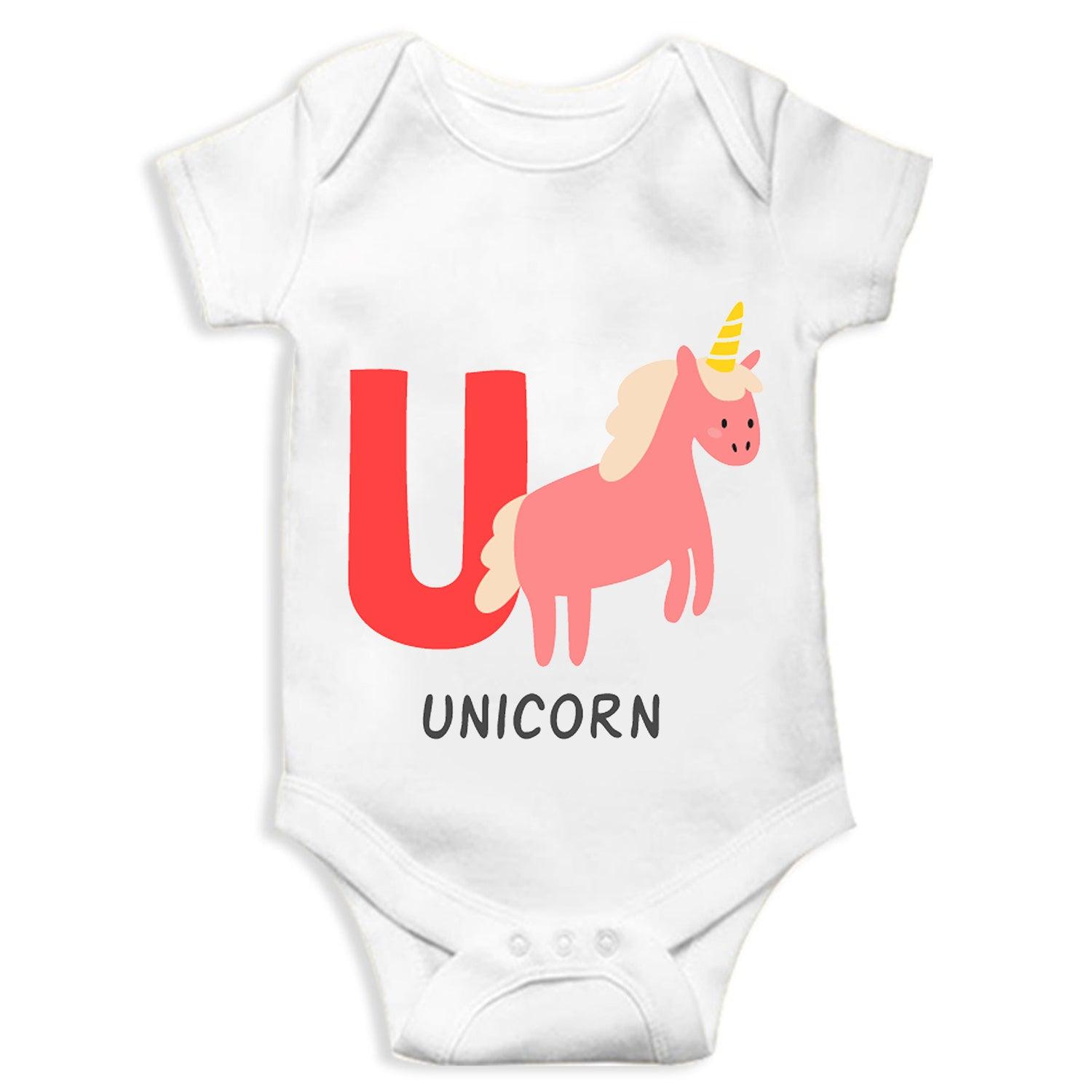 Unicorn Unisex Half Sleeve Romper