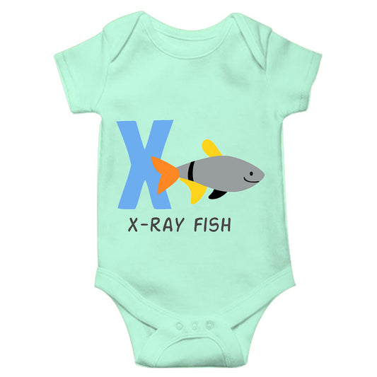 XRayFish Unisex Half Sleeve Romper