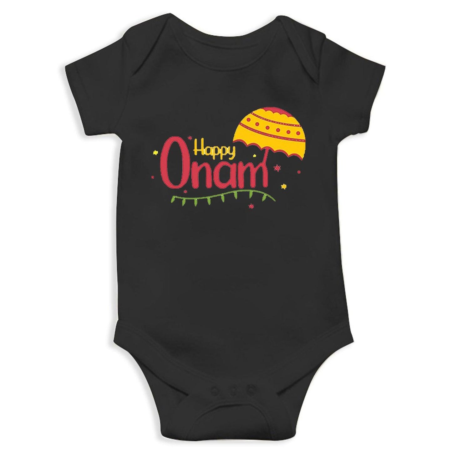 Happy Onam Unisex Half Sleeve Romper