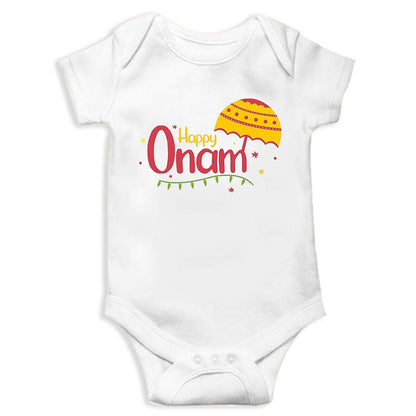 Happy Onam Unisex Half Sleeve Romper