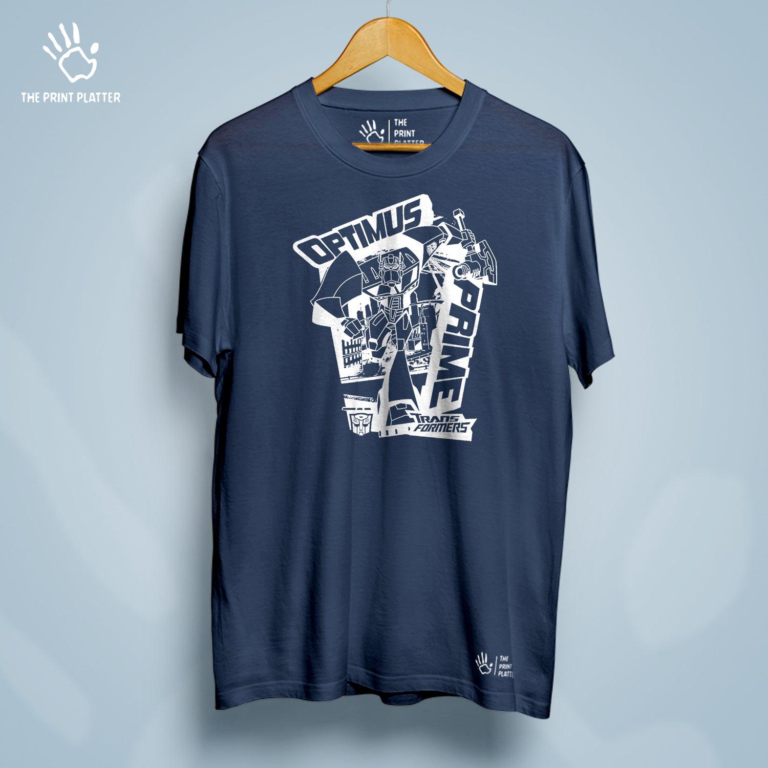 Optimus Prime Transformers Cotton Bio Wash 180gsm T-shirt | T-R129