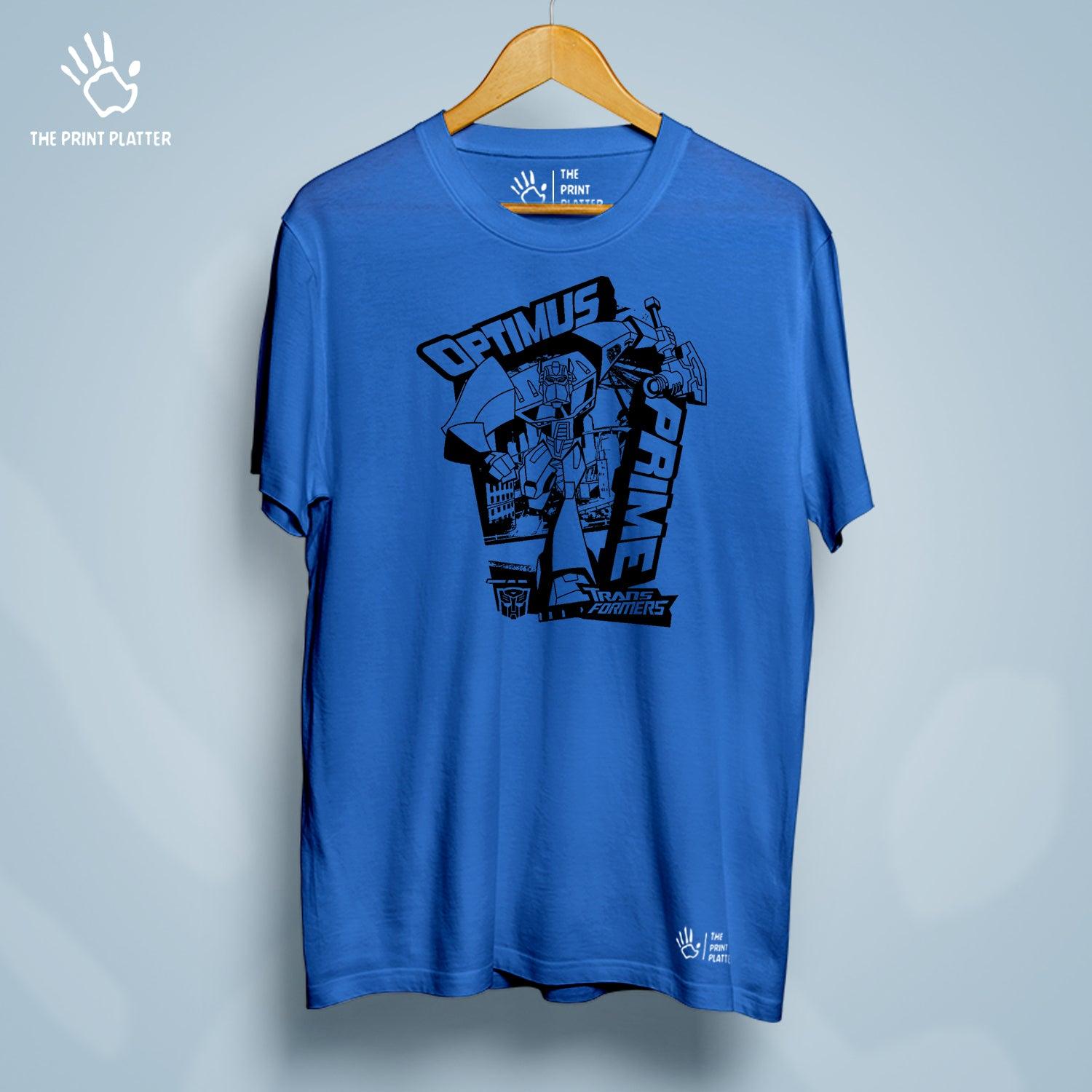 Optimus Prime Transformers Cotton Bio Wash 180gsm T-shirt | T-R129