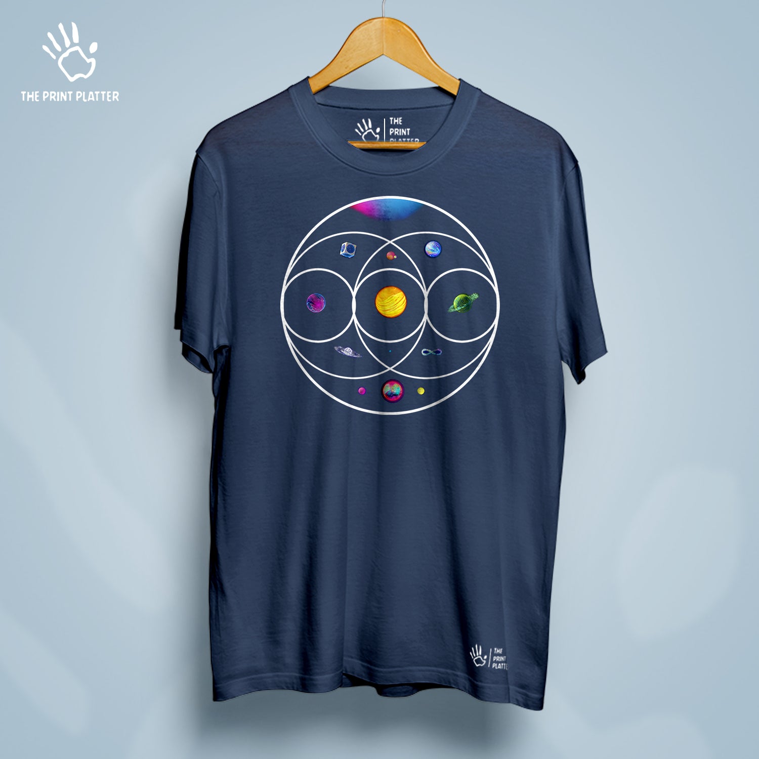 Coldplay Cotton Bio Wash 180gsm T-shirt | T-R136