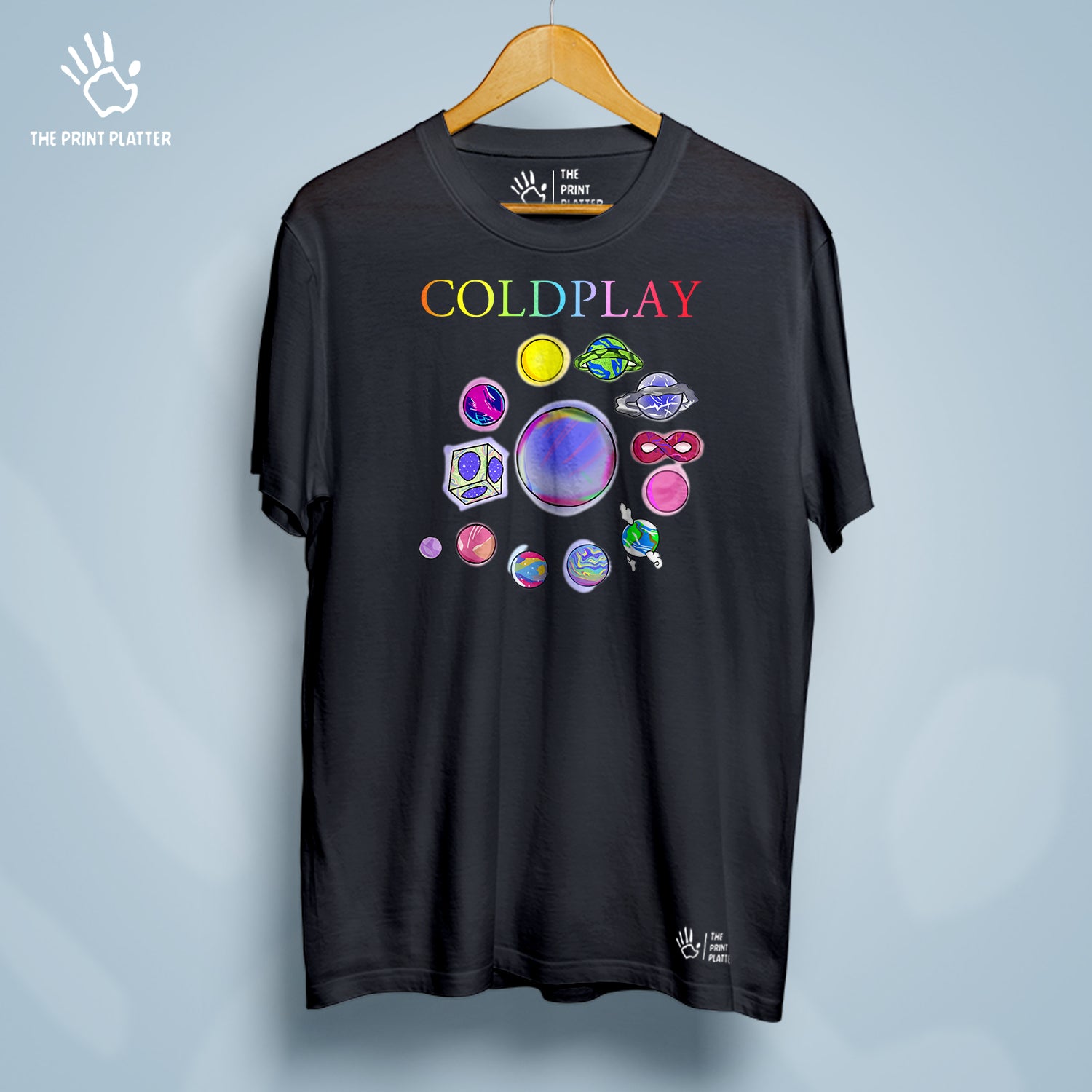 Coldplay Cotton Bio Wash 180gsm T-shirt | T-R137