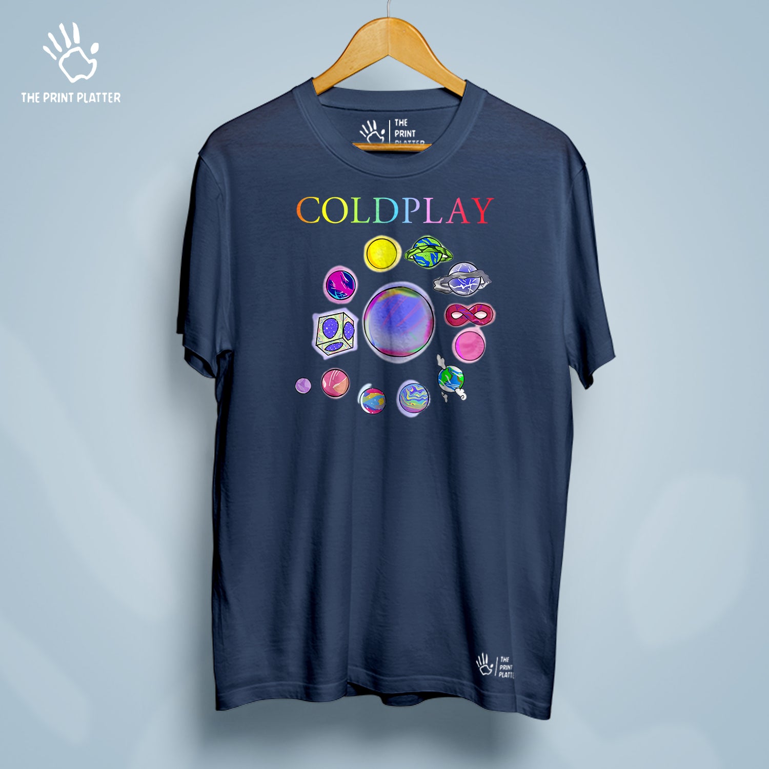 Coldplay Cotton Bio Wash 180gsm T-shirt | T-R137