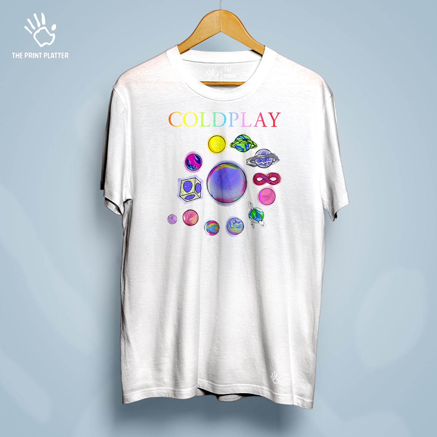 Coldplay Cotton Bio Wash 180gsm T-shirt | T-R137