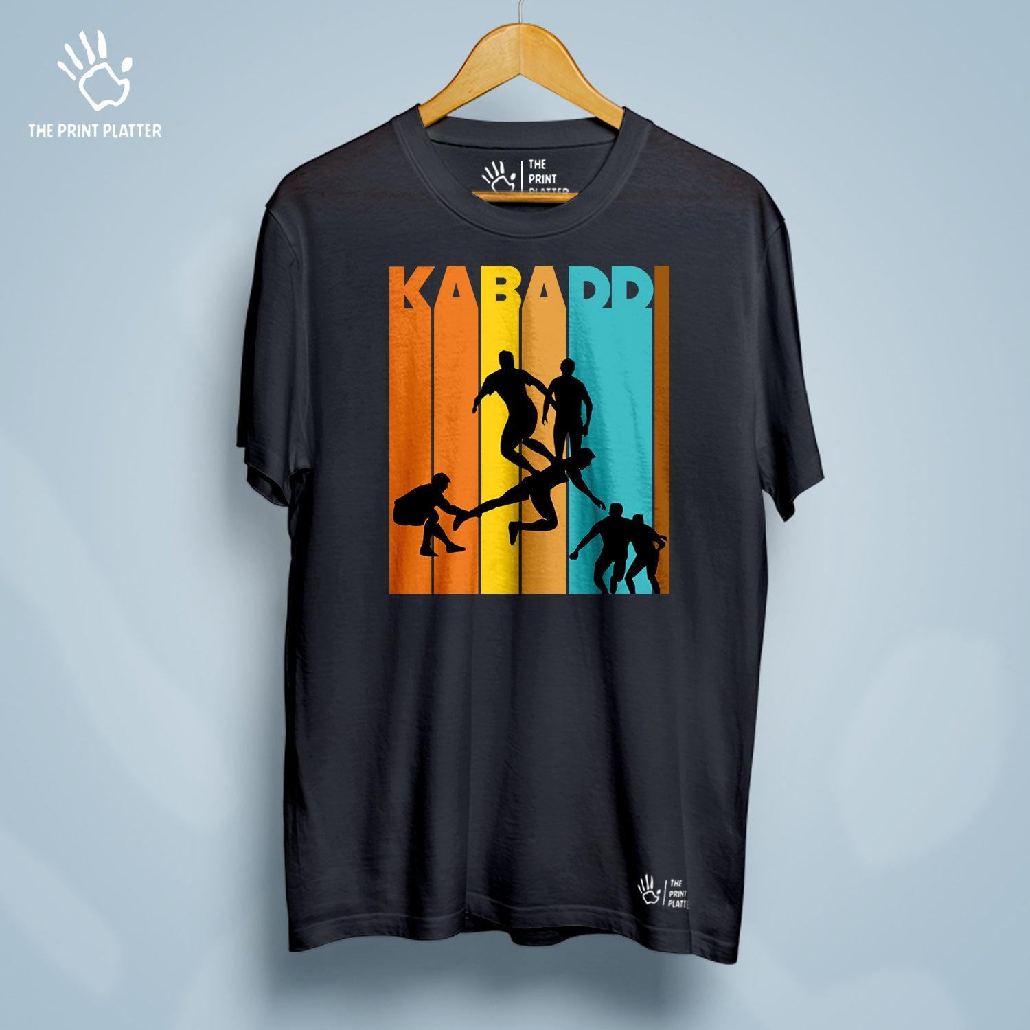 Kabaddi Cotton Bio Wash 180gsm T-shirt | T-R144