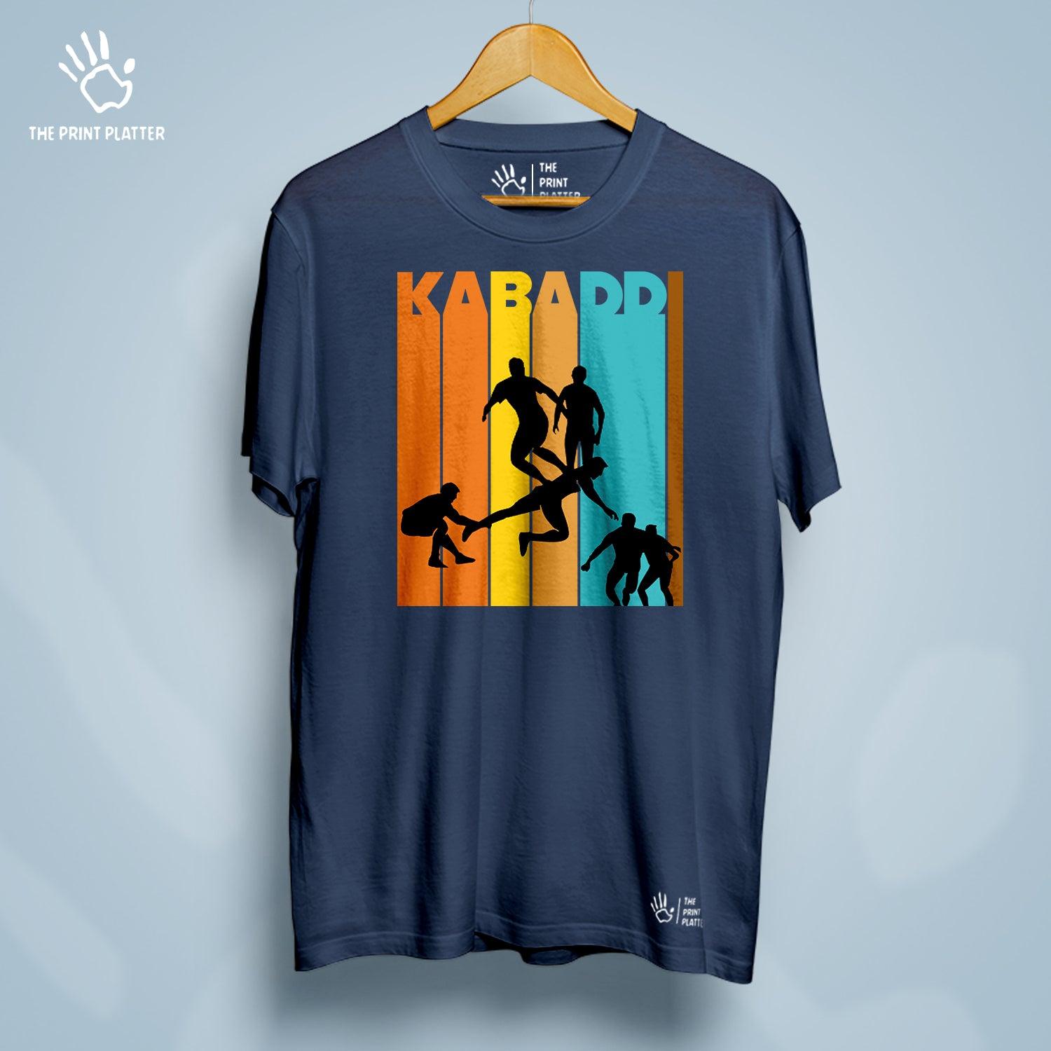 Kabaddi Cotton Bio Wash 180gsm T-shirt | T-R144