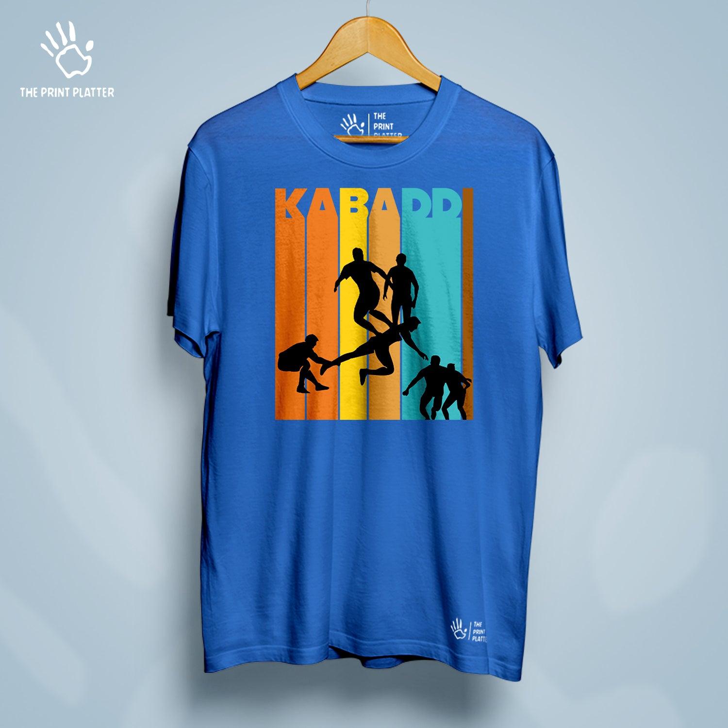 Kabaddi Cotton Bio Wash 180gsm T-shirt | T-R144