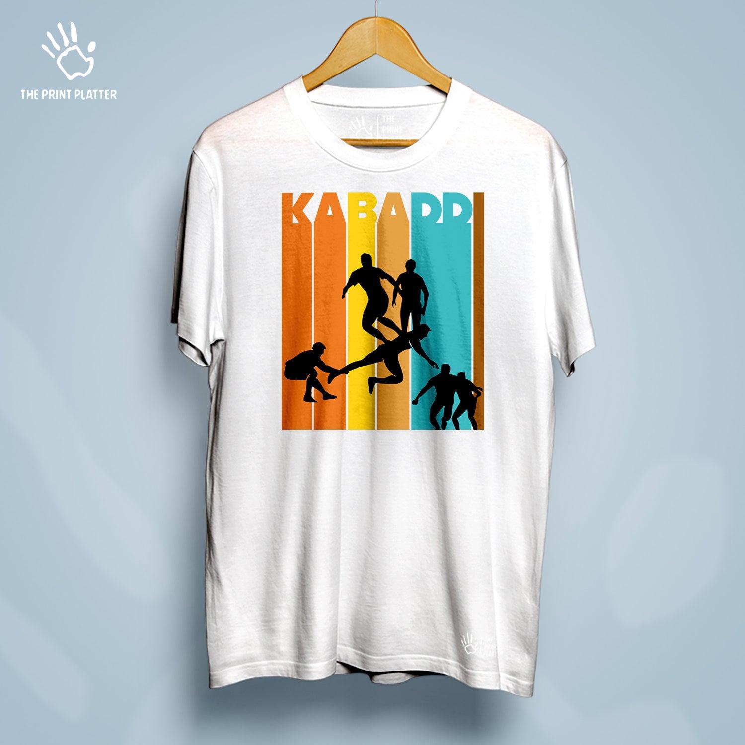 Kabaddi Cotton Bio Wash 180gsm T-shirt | T-R144