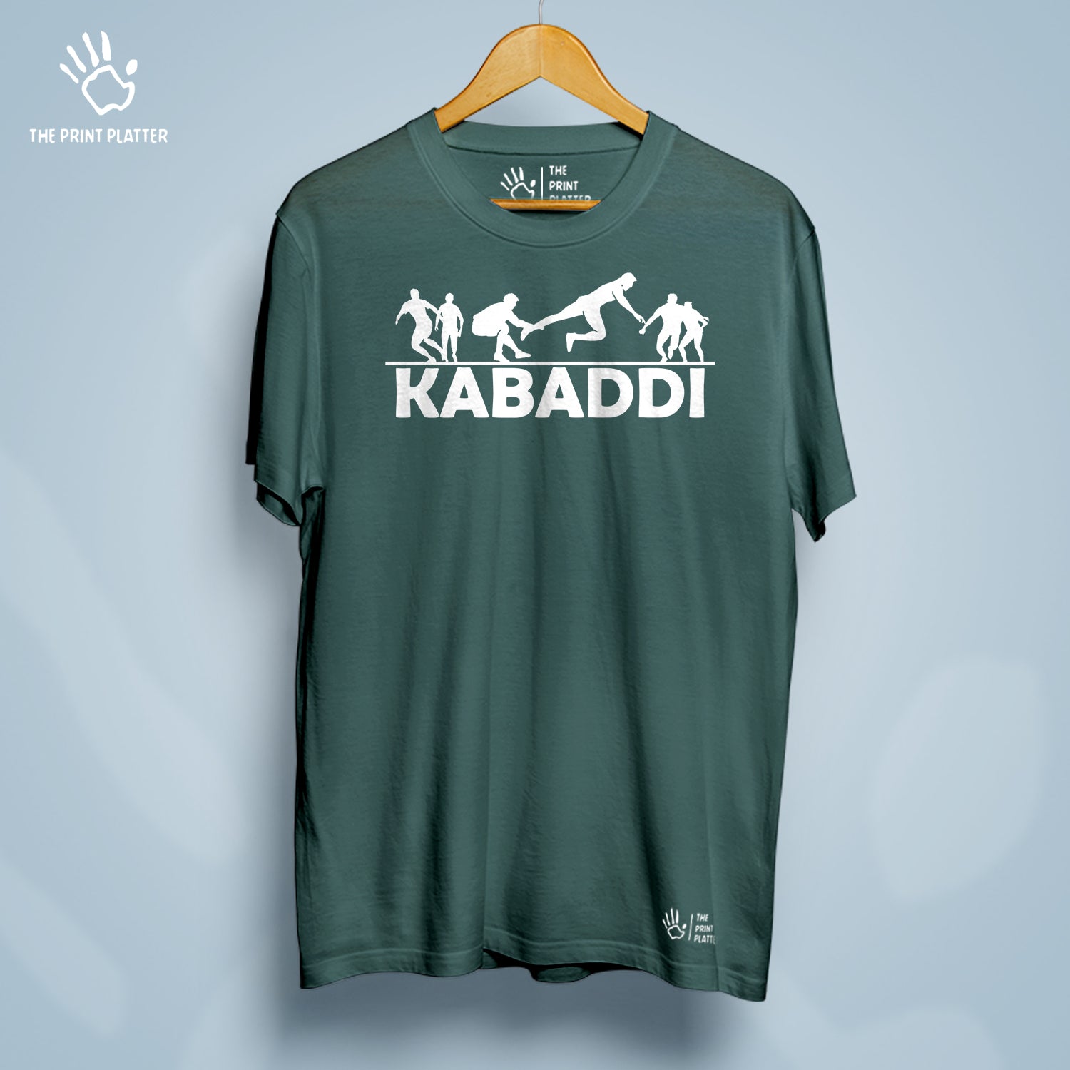 Kabaddi Cotton Bio Wash 180gsm T-shirt | T-R145