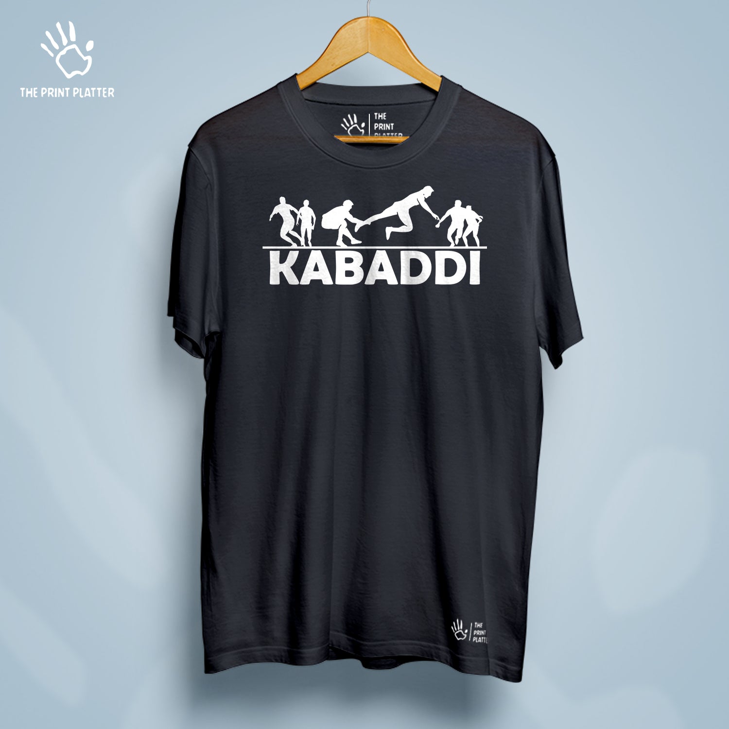 Kabaddi Cotton Bio Wash 180gsm T-shirt | T-R145