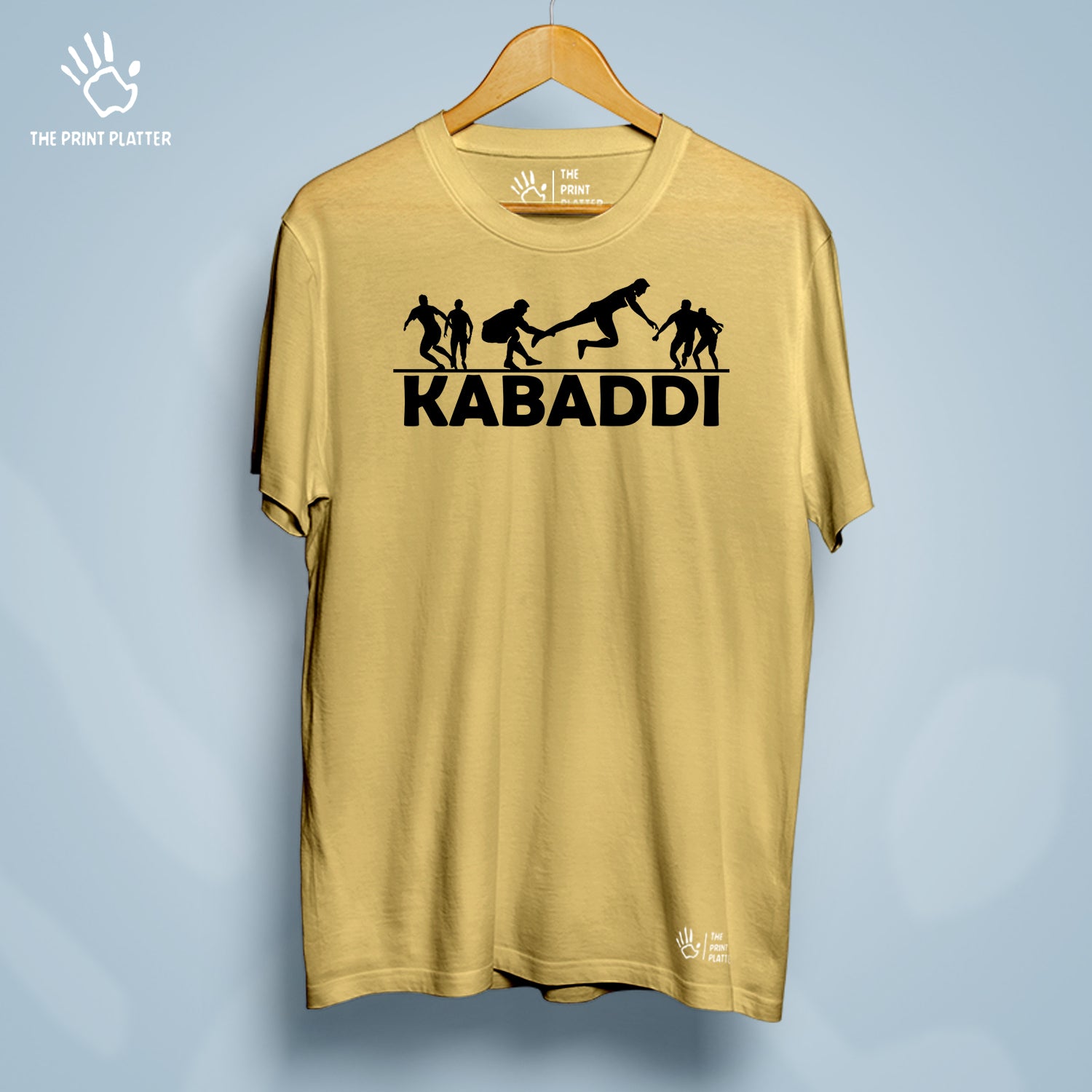 Kabaddi Cotton Bio Wash 180gsm T-shirt | T-R145