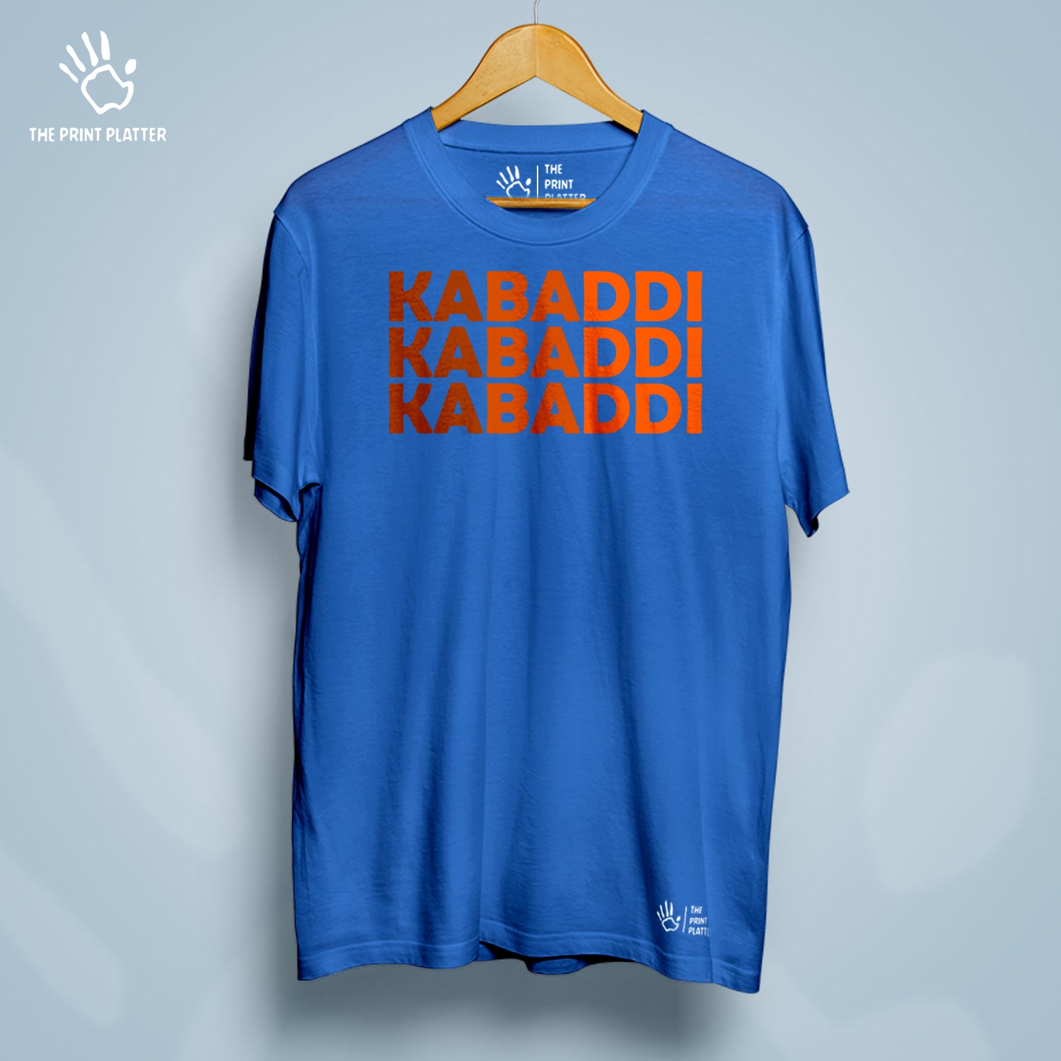 Kabaddi Kabaddi Kabaddi Player Cotton Bio Wash 180gsm T-shirt | T-R148