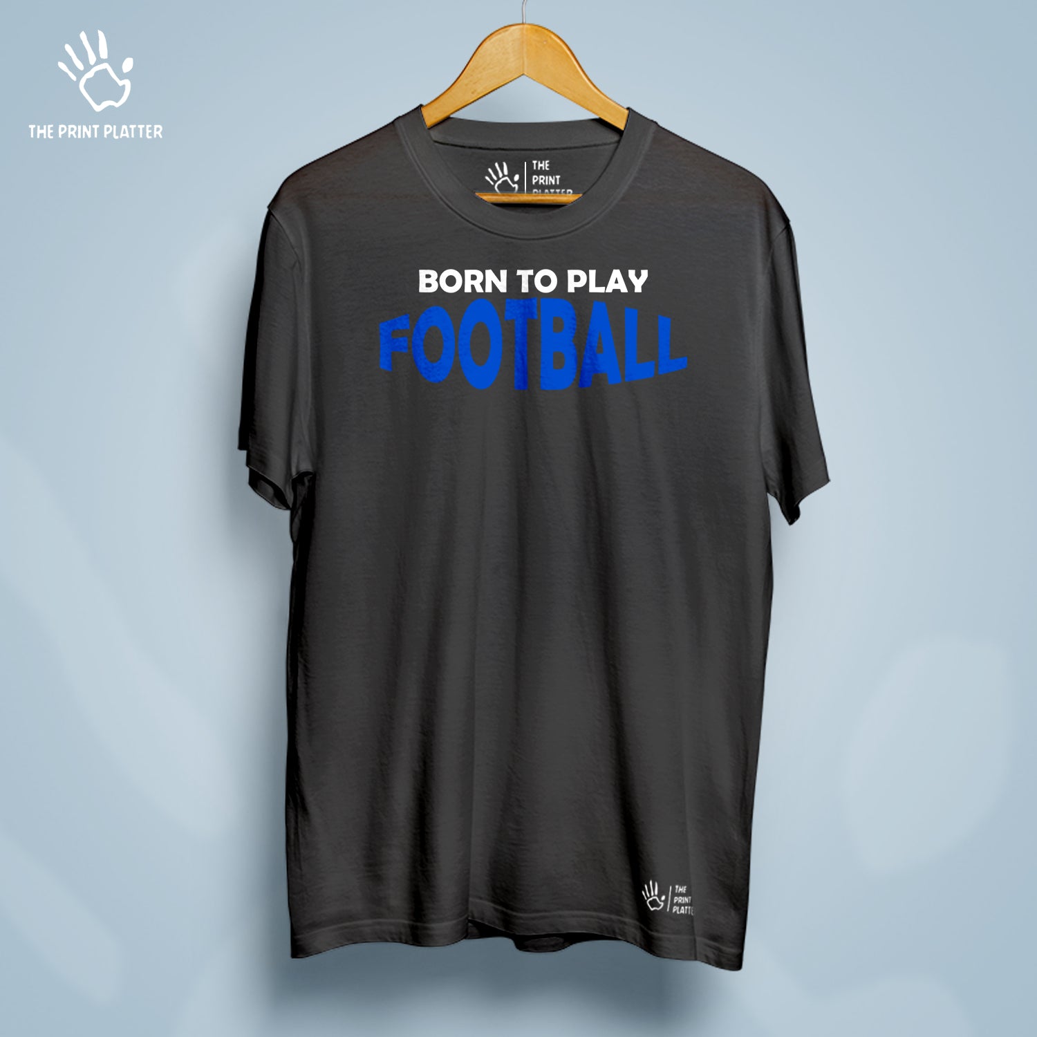 Born To Play Football Cotton Bio Wash 180gsm T-shirt | T-R153