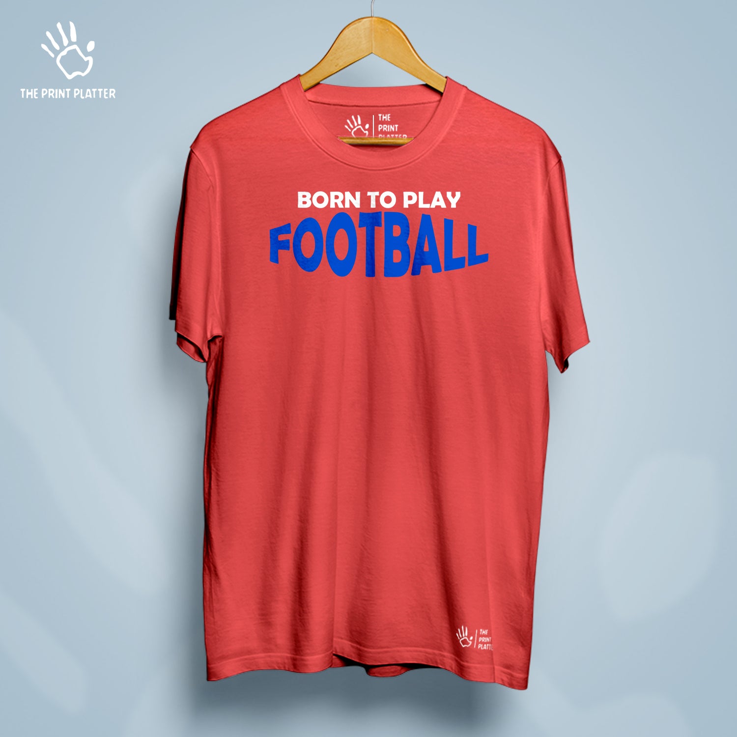 Born To Play Football Cotton Bio Wash 180gsm T-shirt | T-R153