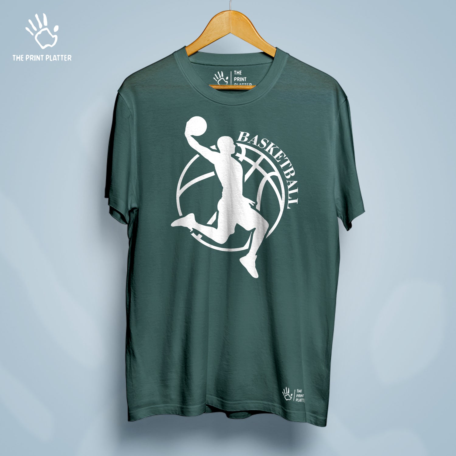 Basketball Cotton Bio Wash 180gsm T-shirt | T-R164