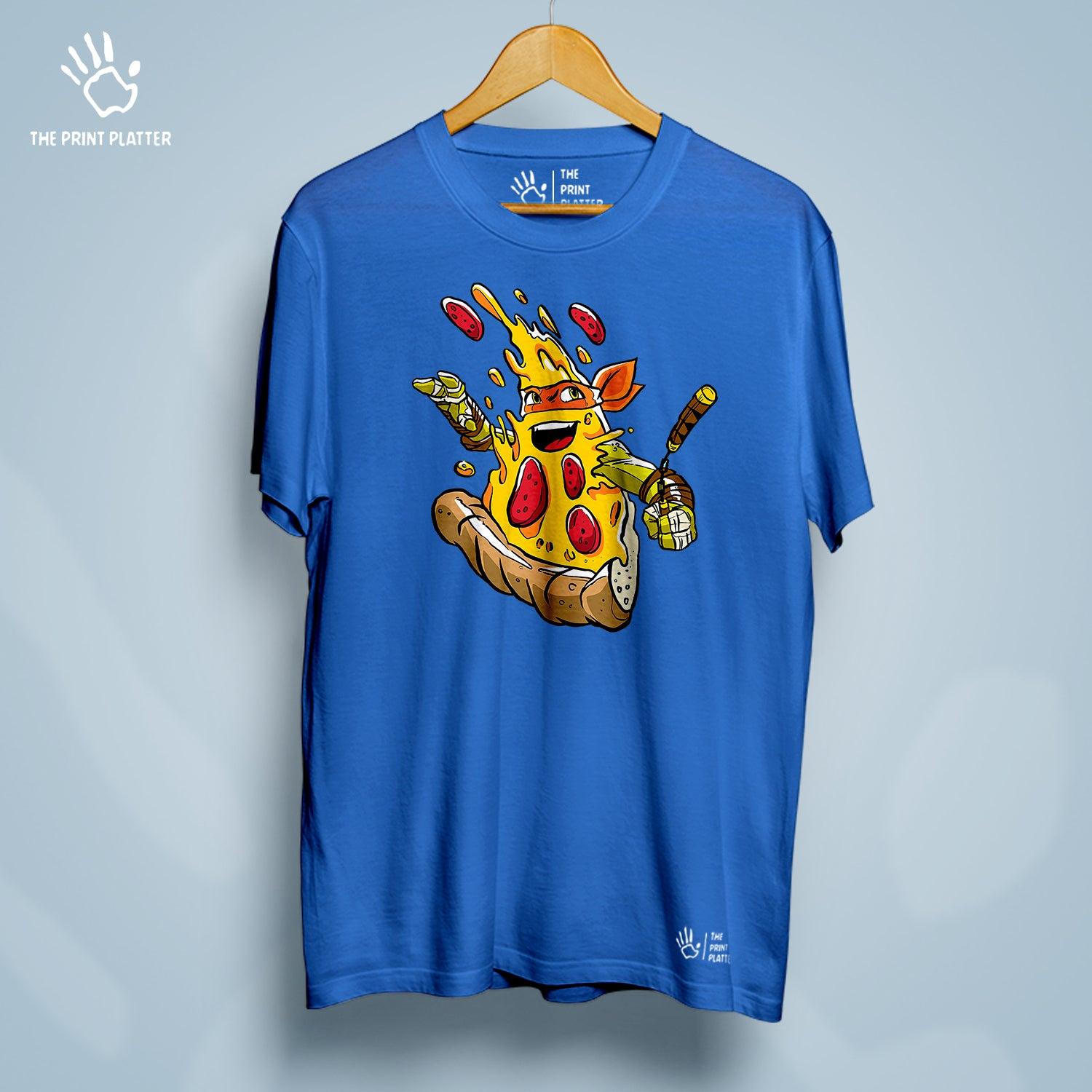 Pizza Ninja Cotton Bio Wash 180gsm T-shirt | T-R174