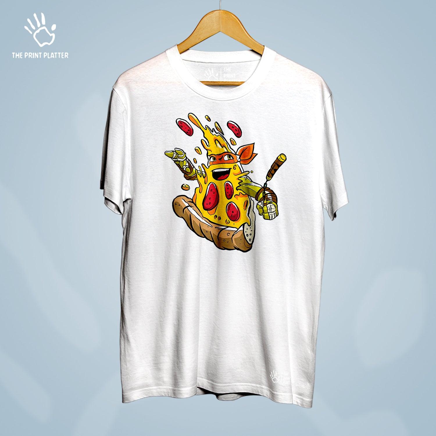 Pizza Ninja Cotton Bio Wash 180gsm T-shirt | T-R174