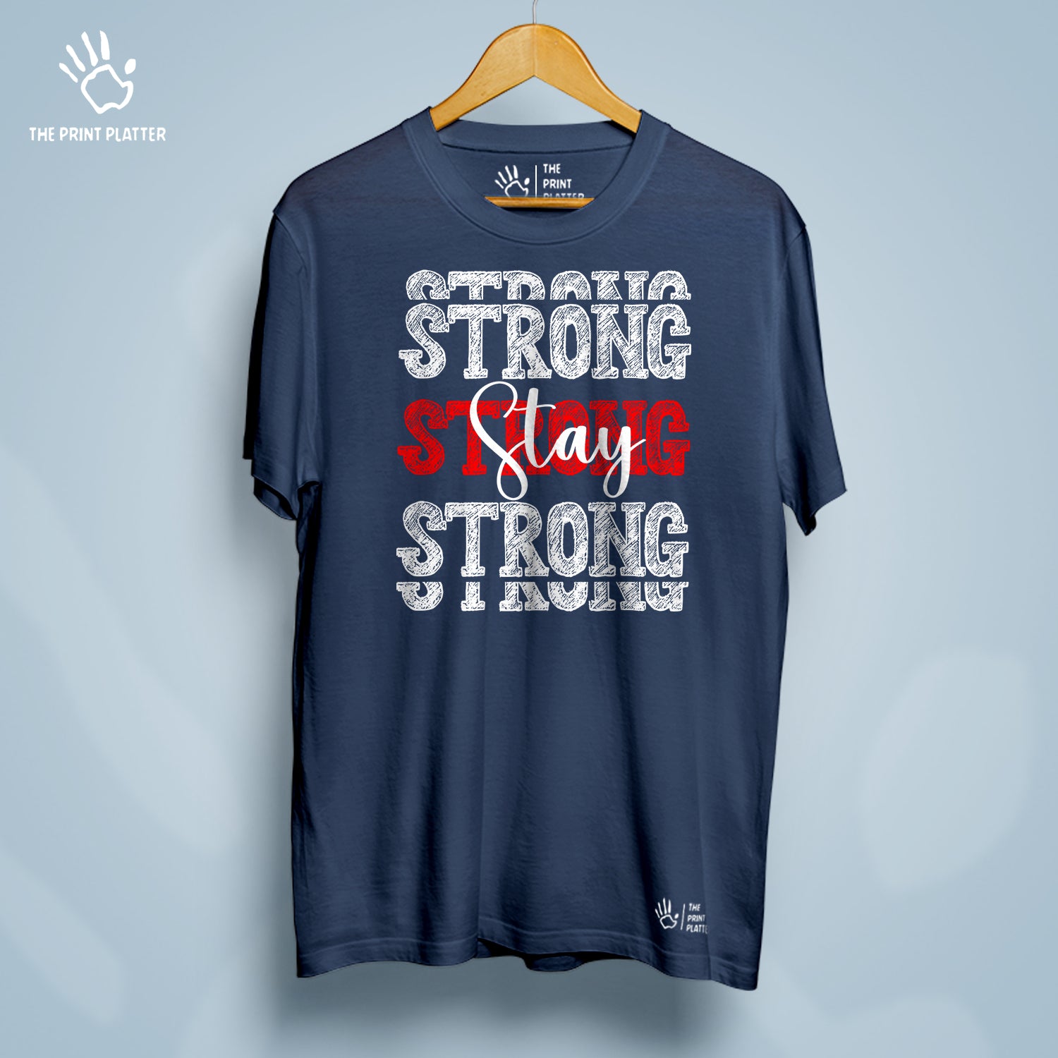 Stay Strong Cotton Bio Wash 180gsm T-shirt | T-R178