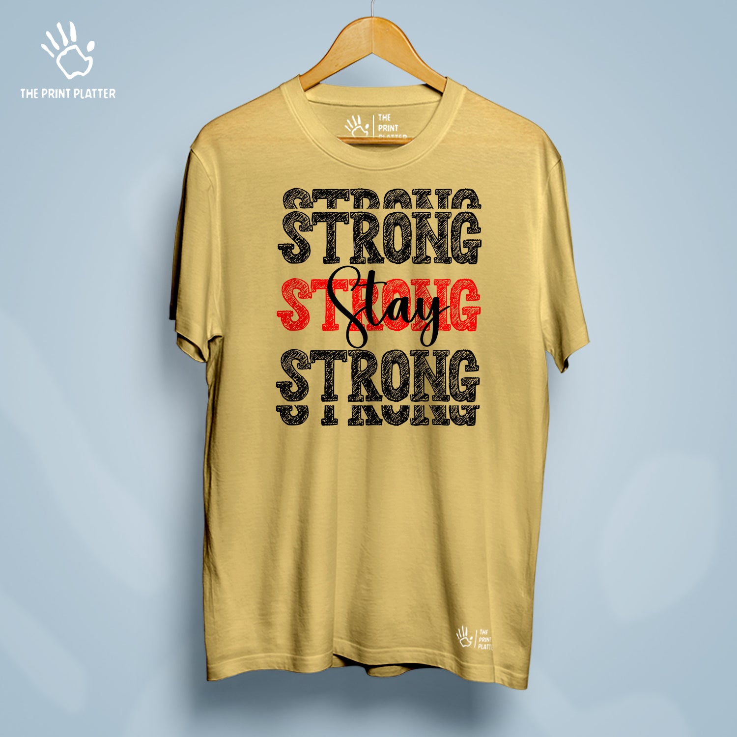 Stay Strong Cotton Bio Wash 180gsm T-shirt | T-R178