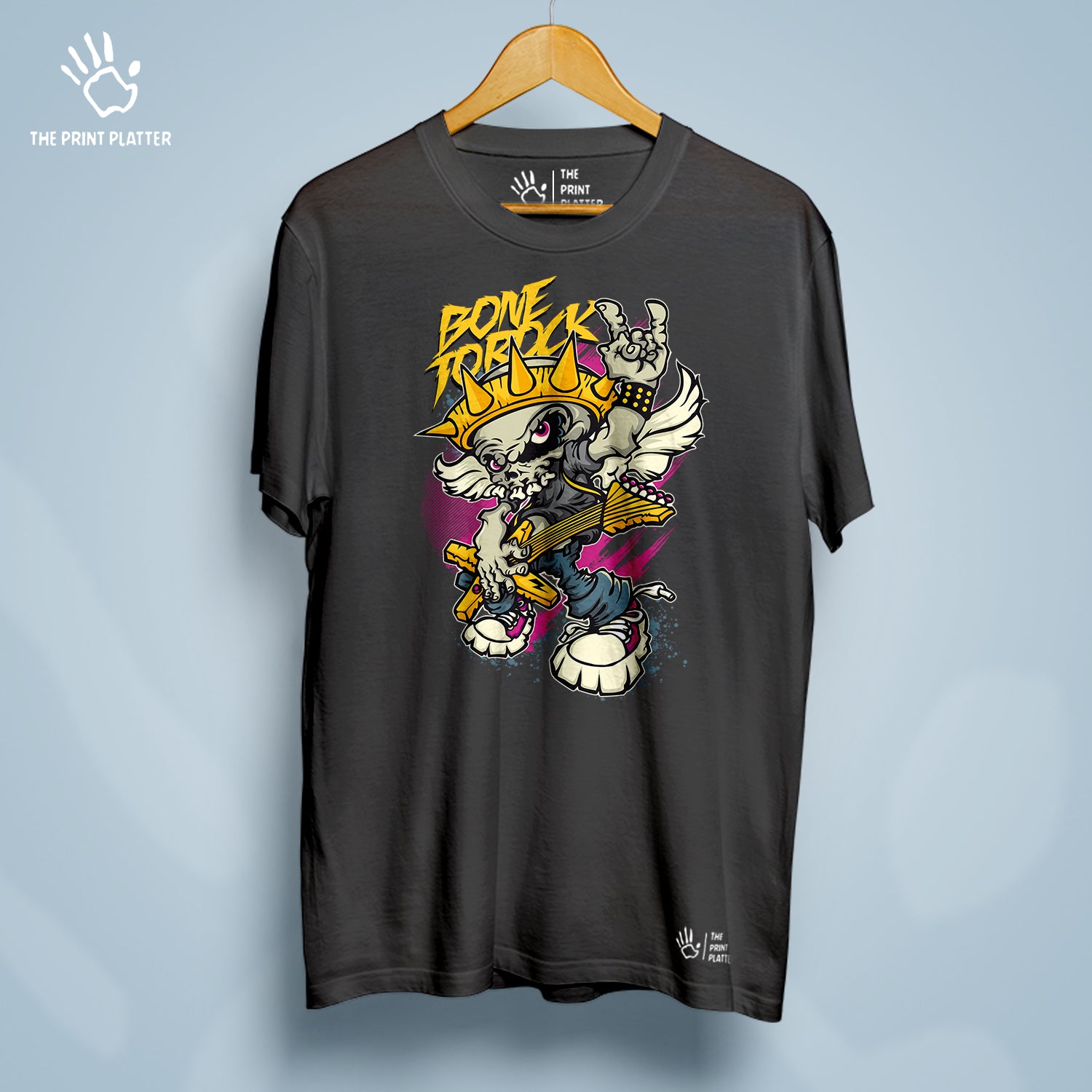 Born to Rock Cotton Bio Wash 180gsm T-shirt | T-R185