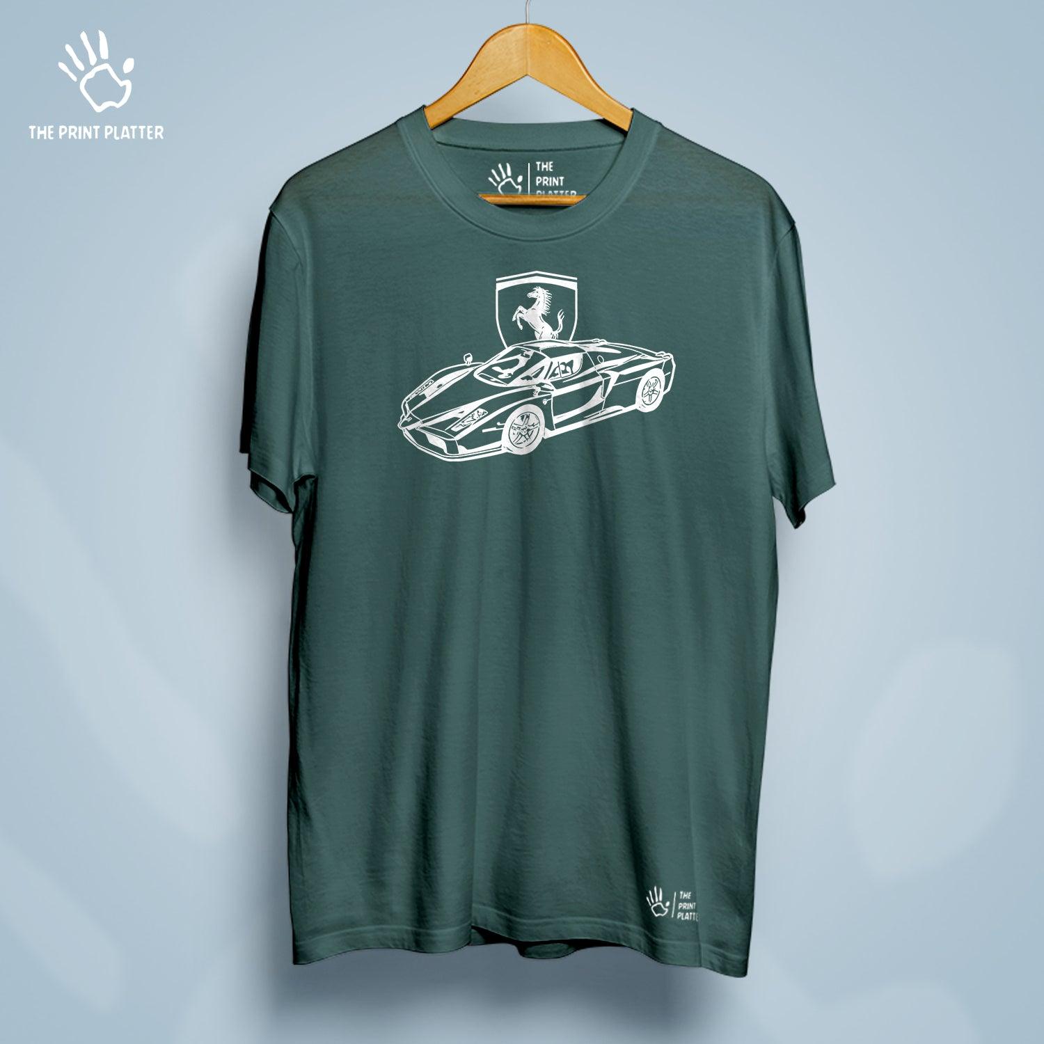 Ferrari Cotton Bio Wash 180gsm T-shirt | T-R19