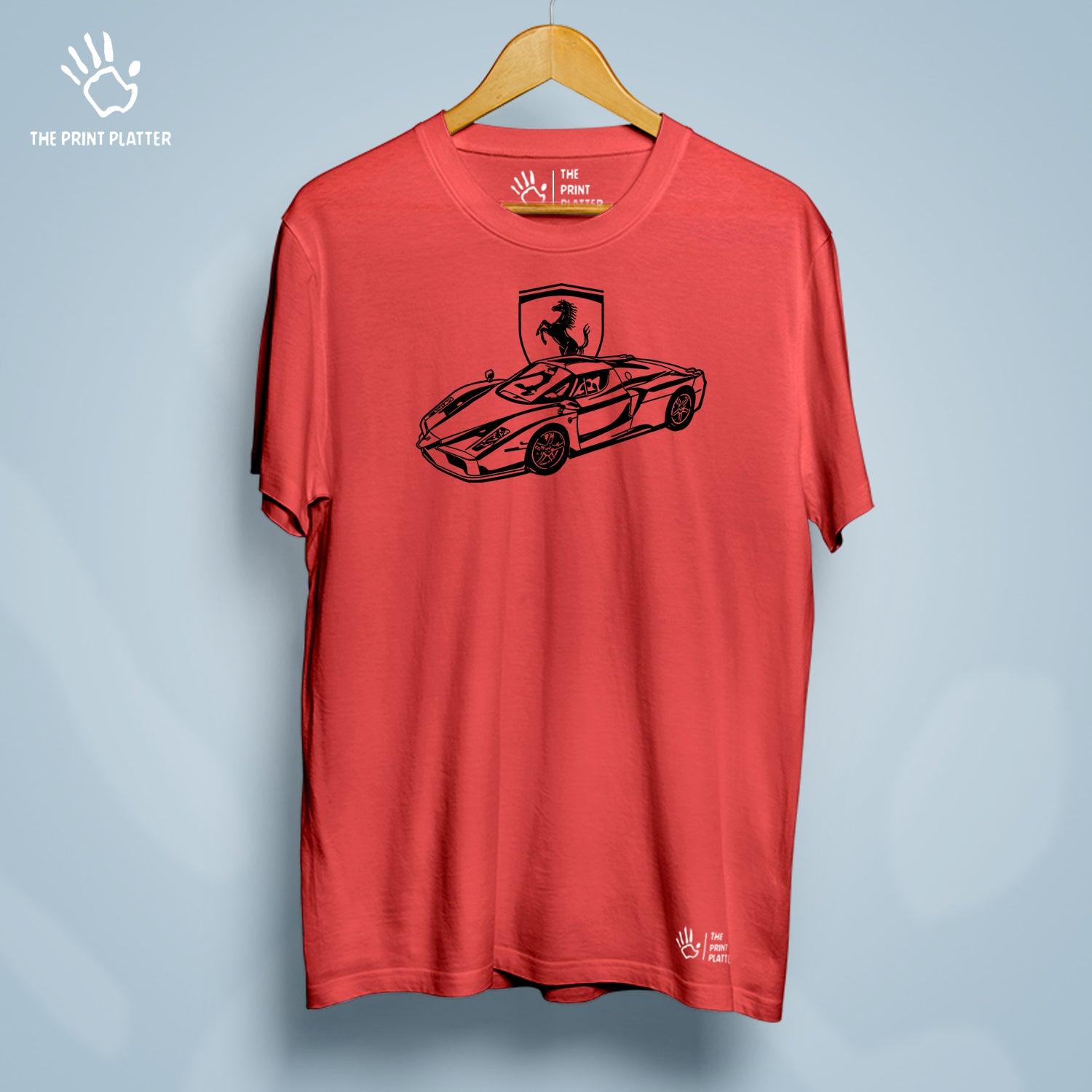 Ferrari Cotton Bio Wash 180gsm T-shirt | T-R19