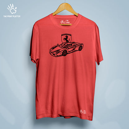 Ferrari Cotton Bio Wash 180gsm T-shirt | T-R19