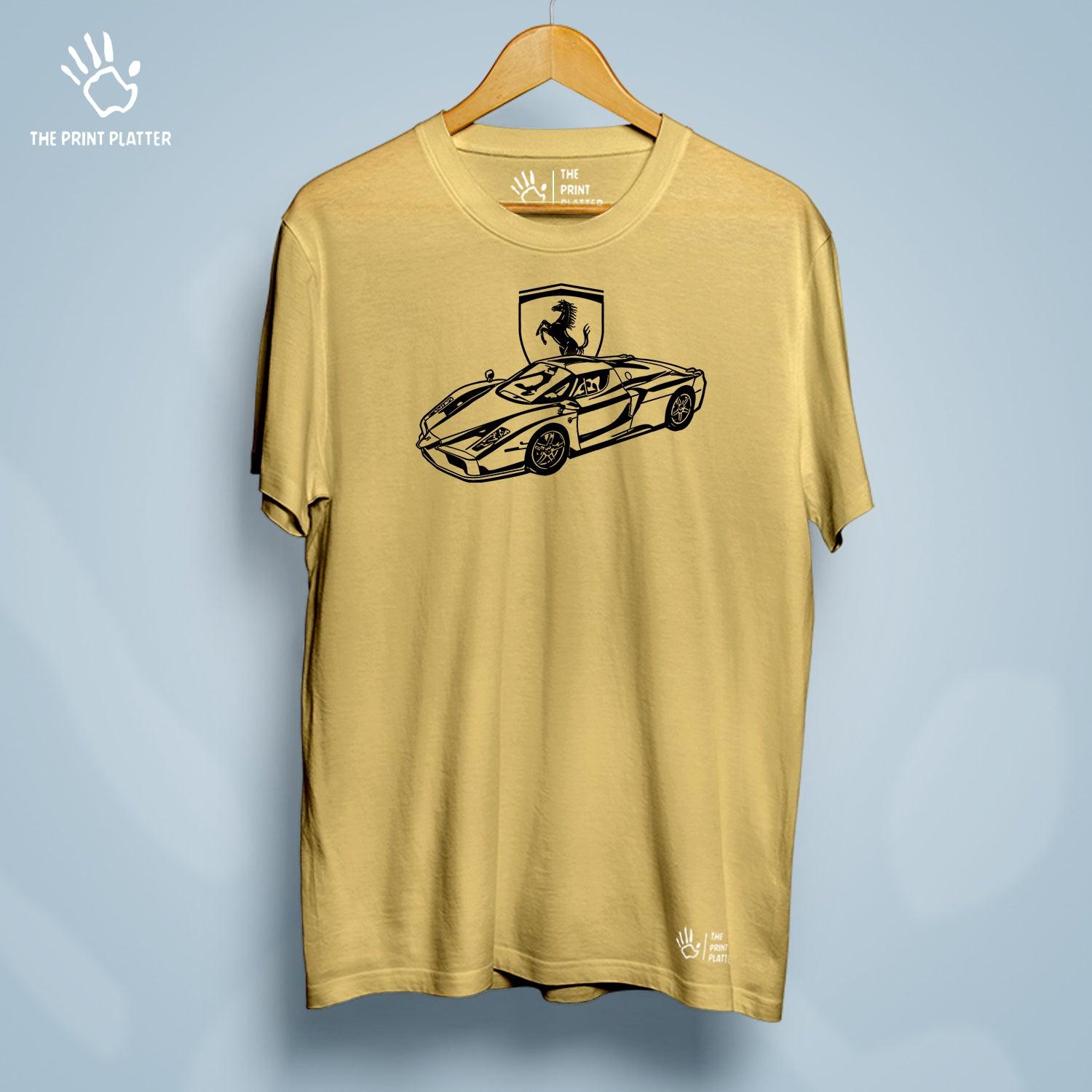 Ferrari Cotton Bio Wash 180gsm T-shirt | T-R19