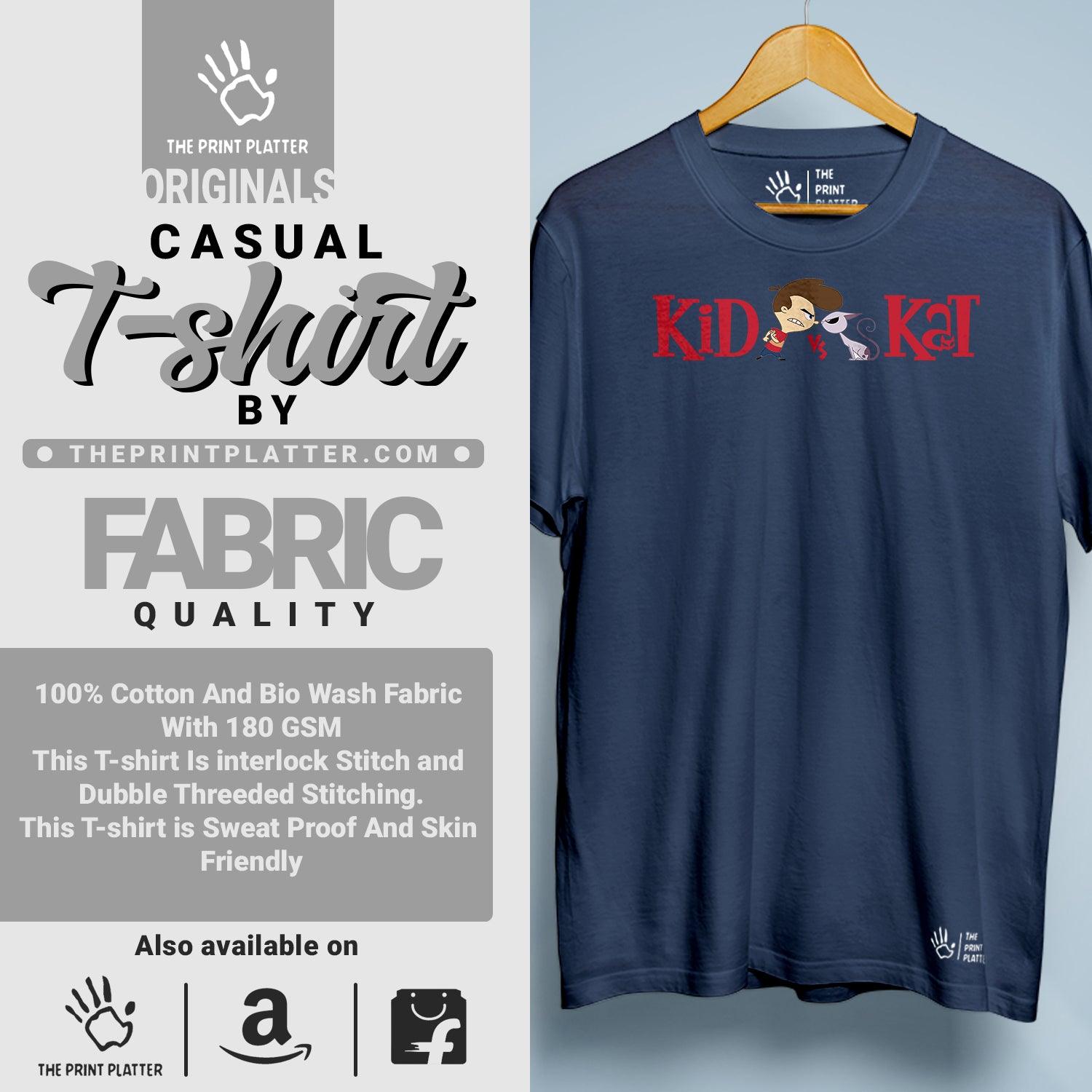 Kid VS Kat Cotton Bio Wash 180gsm T-shirt | T-R194