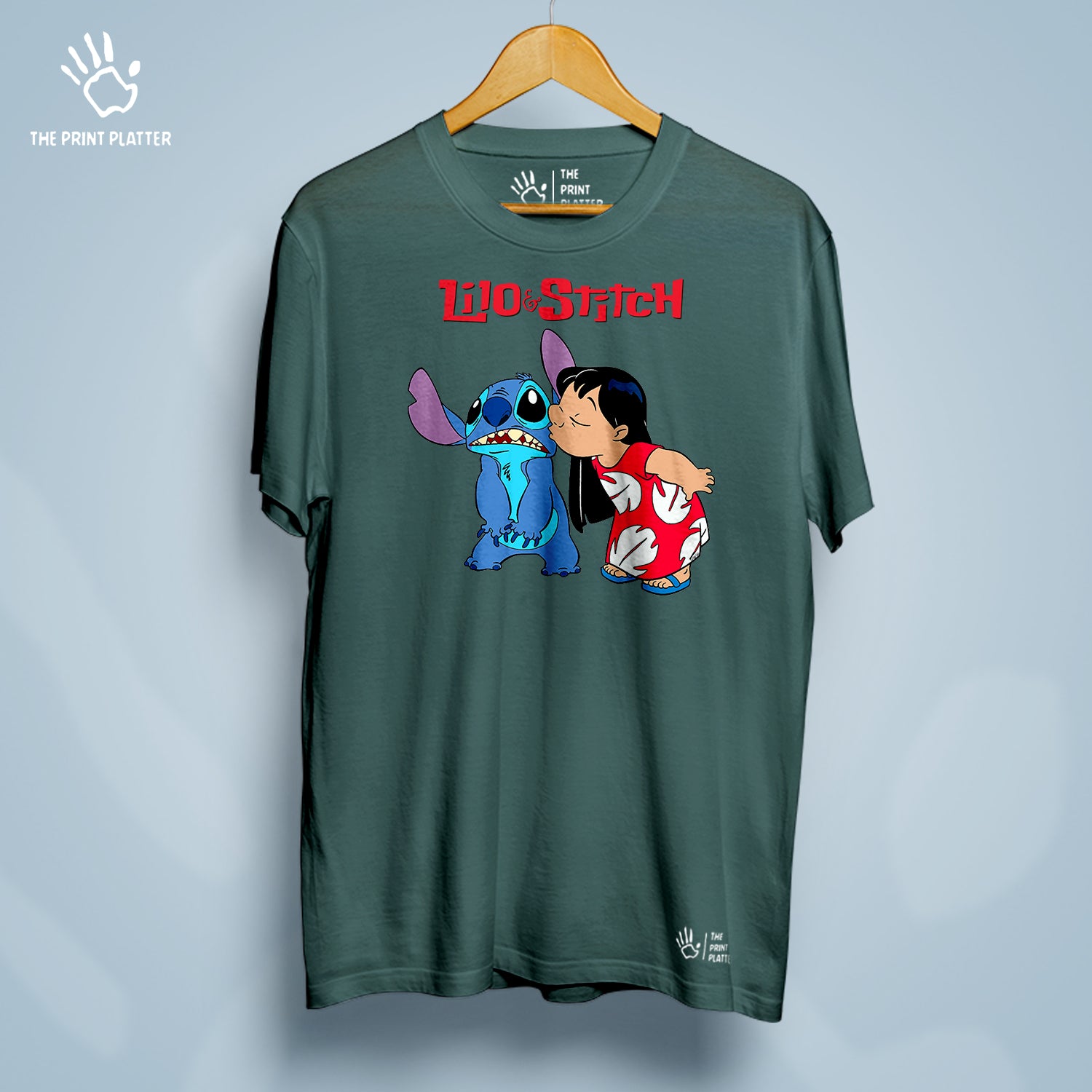 Lilo & Stitch Cotton Bio Wash 180gsm T-shirt | T-R196