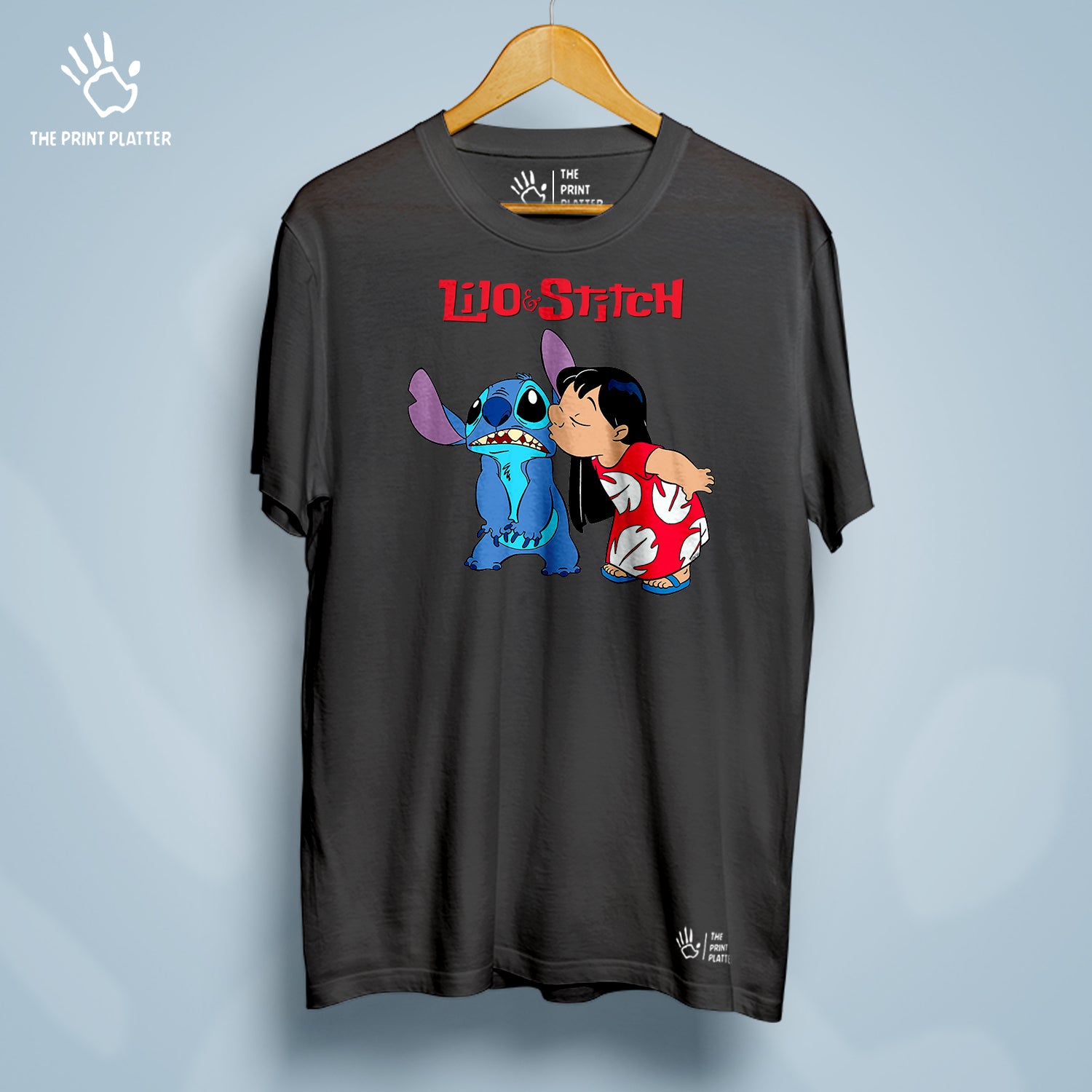 Lilo & Stitch Cotton Bio Wash 180gsm T-shirt | T-R196