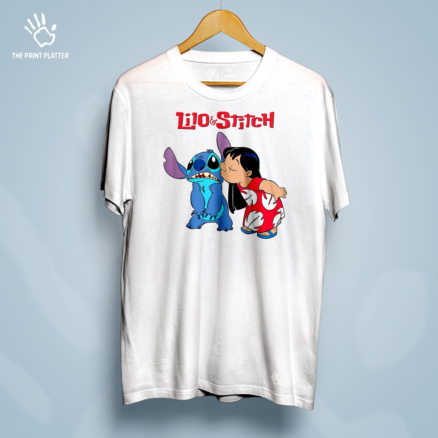 Lilo & Stitch Cotton Bio Wash 180gsm T-shirt | T-R196