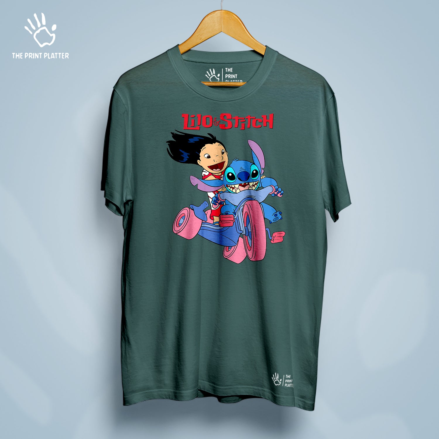 Lilo & Stitch Cotton Bio Wash 180gsm T-shirt | T-R197