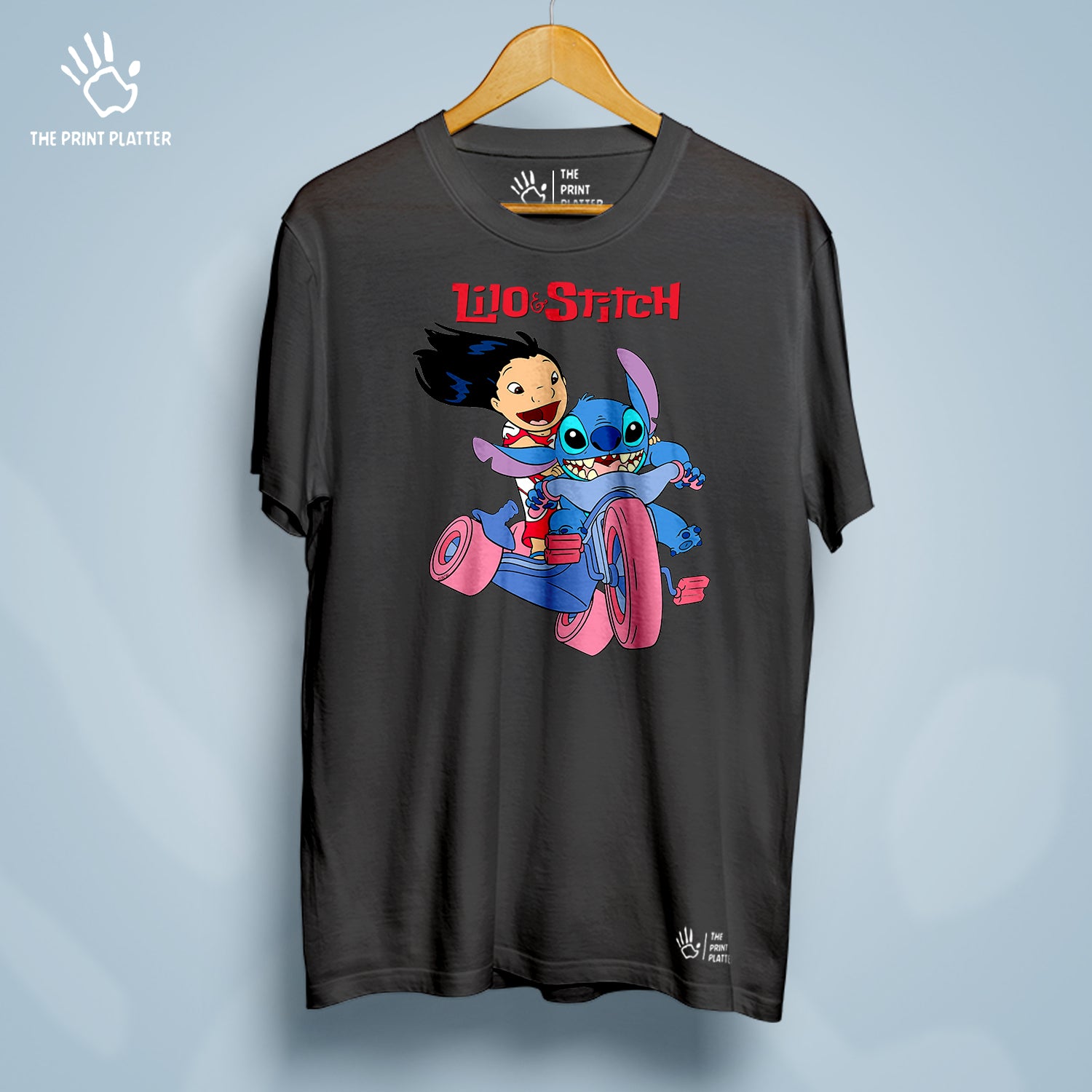 Lilo & Stitch Cotton Bio Wash 180gsm T-shirt | T-R197