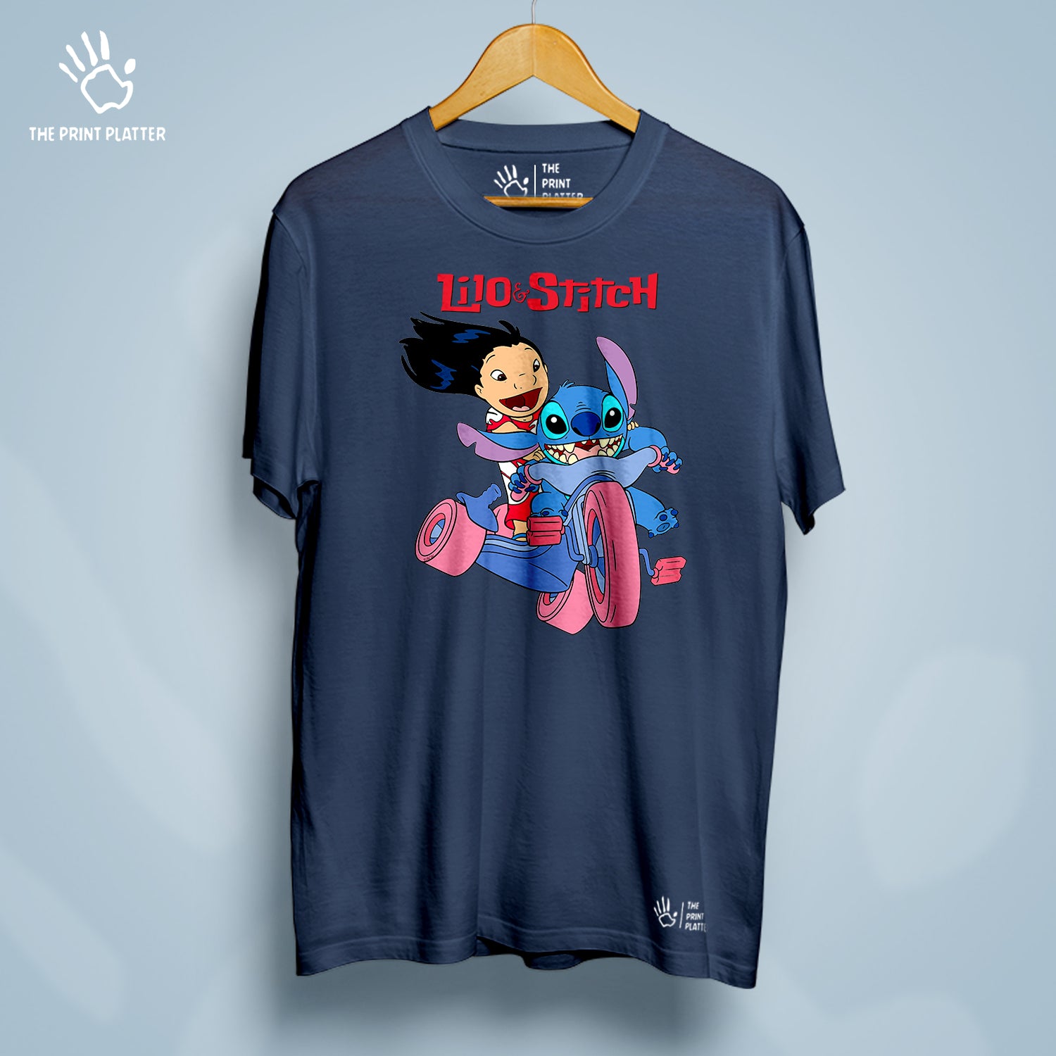 Lilo & Stitch Cotton Bio Wash 180gsm T-shirt | T-R197