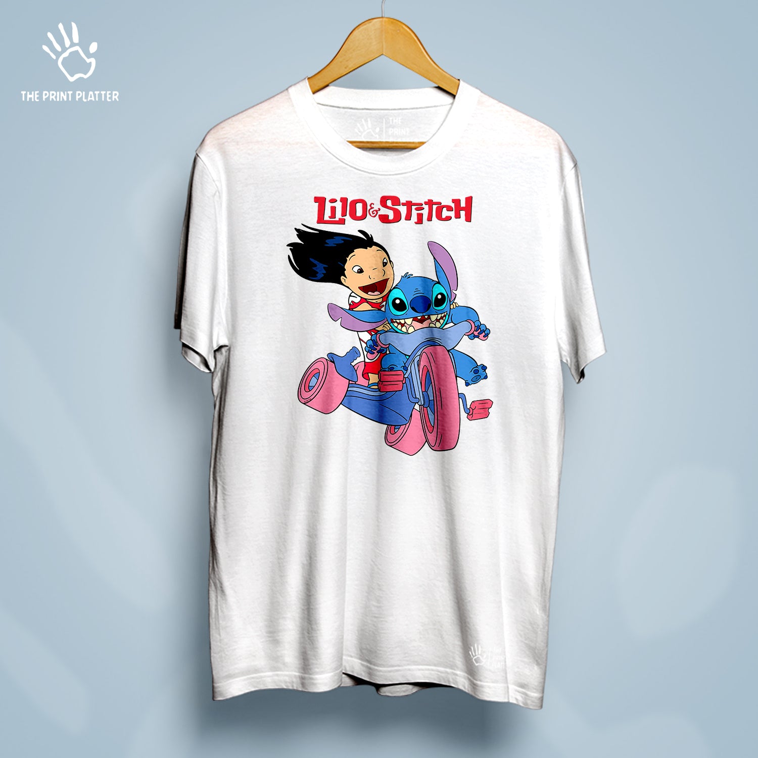 Lilo & Stitch Cotton Bio Wash 180gsm T-shirt | T-R197