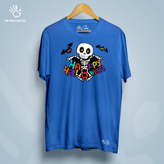 Happy Halloween Cotton Bio Wash 180gsm T-shirt | T-R213
