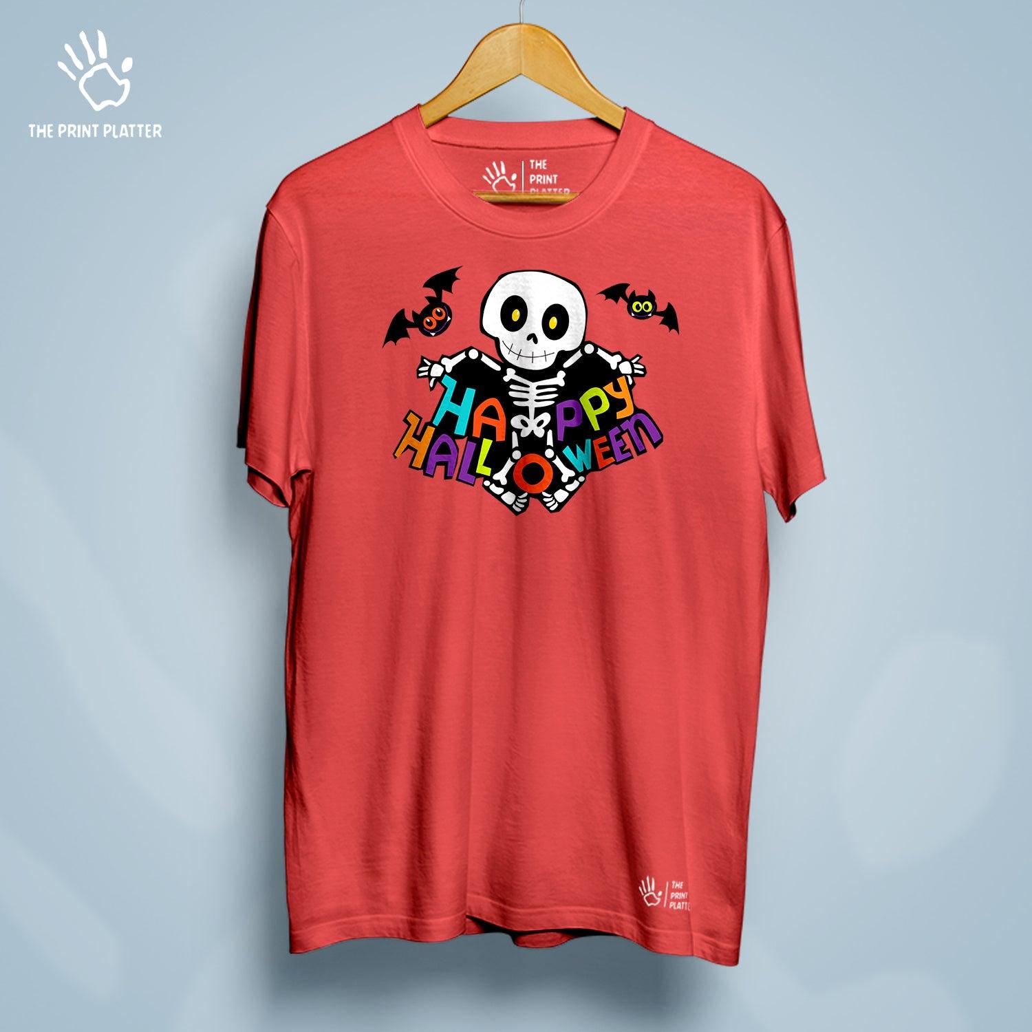 Happy Halloween Cotton Bio Wash 180gsm T-shirt | T-R213