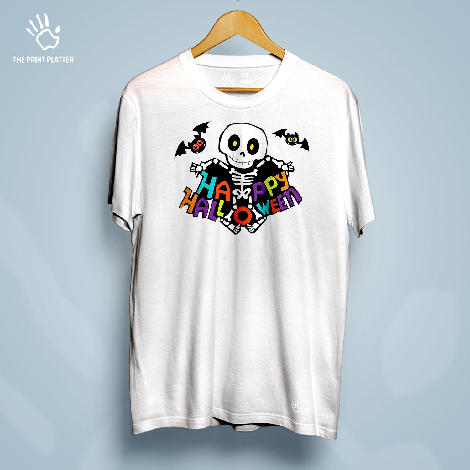 Happy Halloween Cotton Bio Wash 180gsm T-shirt | T-R213