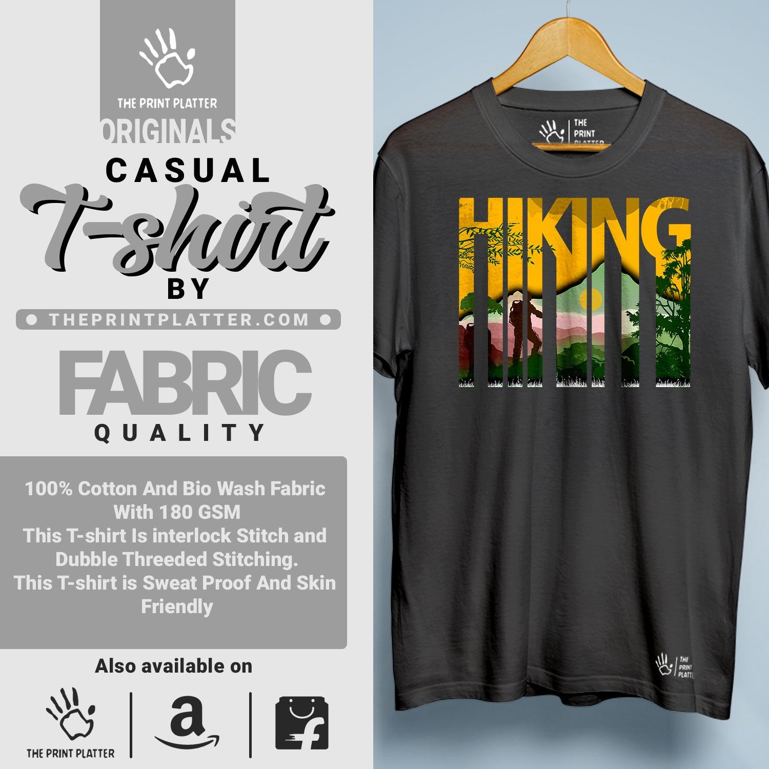 Hiking Cotton Bio Wash 180gsm T-shirt | T-R215