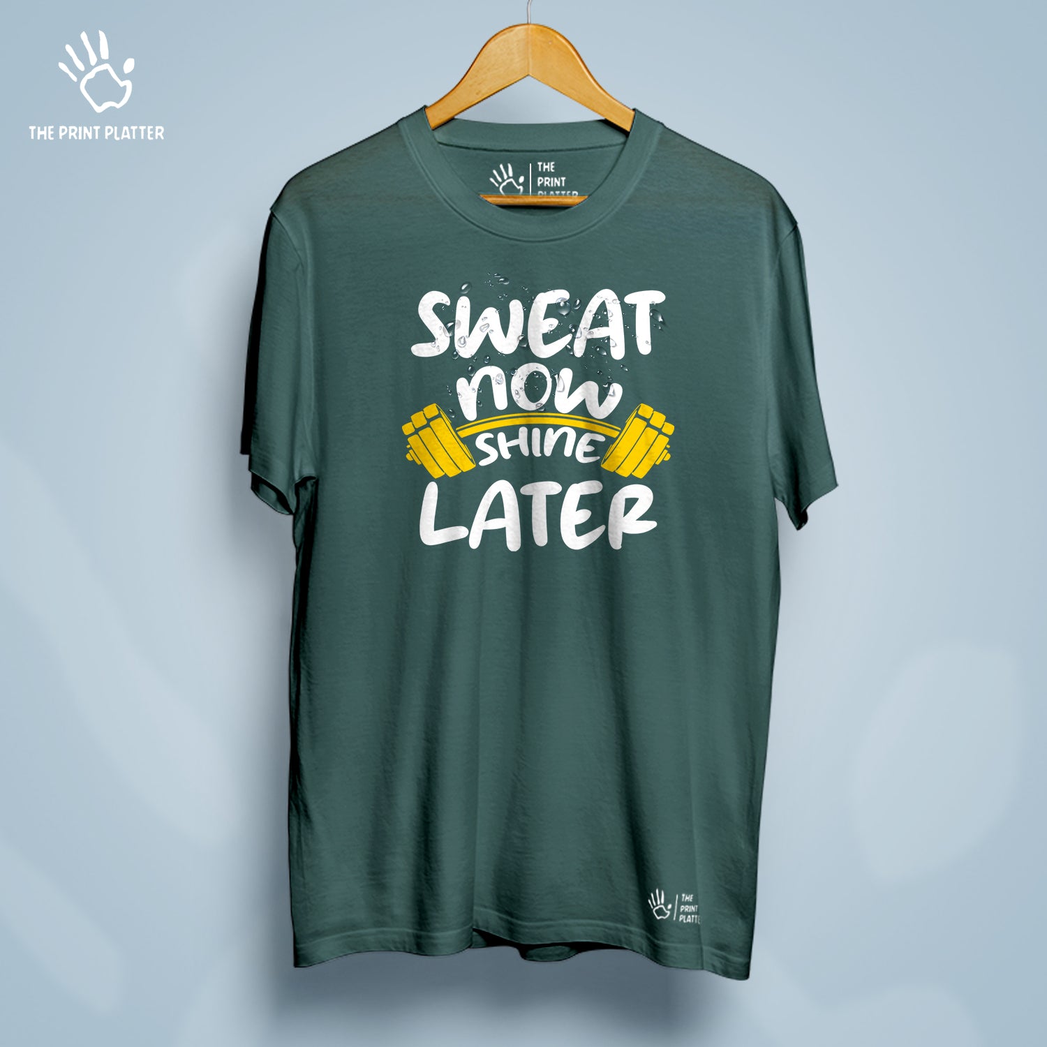 Sweat Now Shine Later Cotton Bio Wash 180gsm T-shirt | T-R23