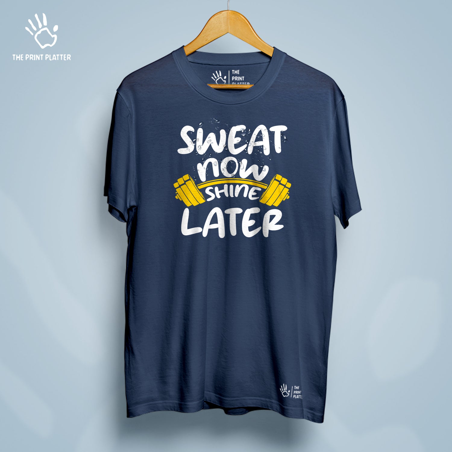 Sweat Now Shine Later Cotton Bio Wash 180gsm T-shirt | T-R23