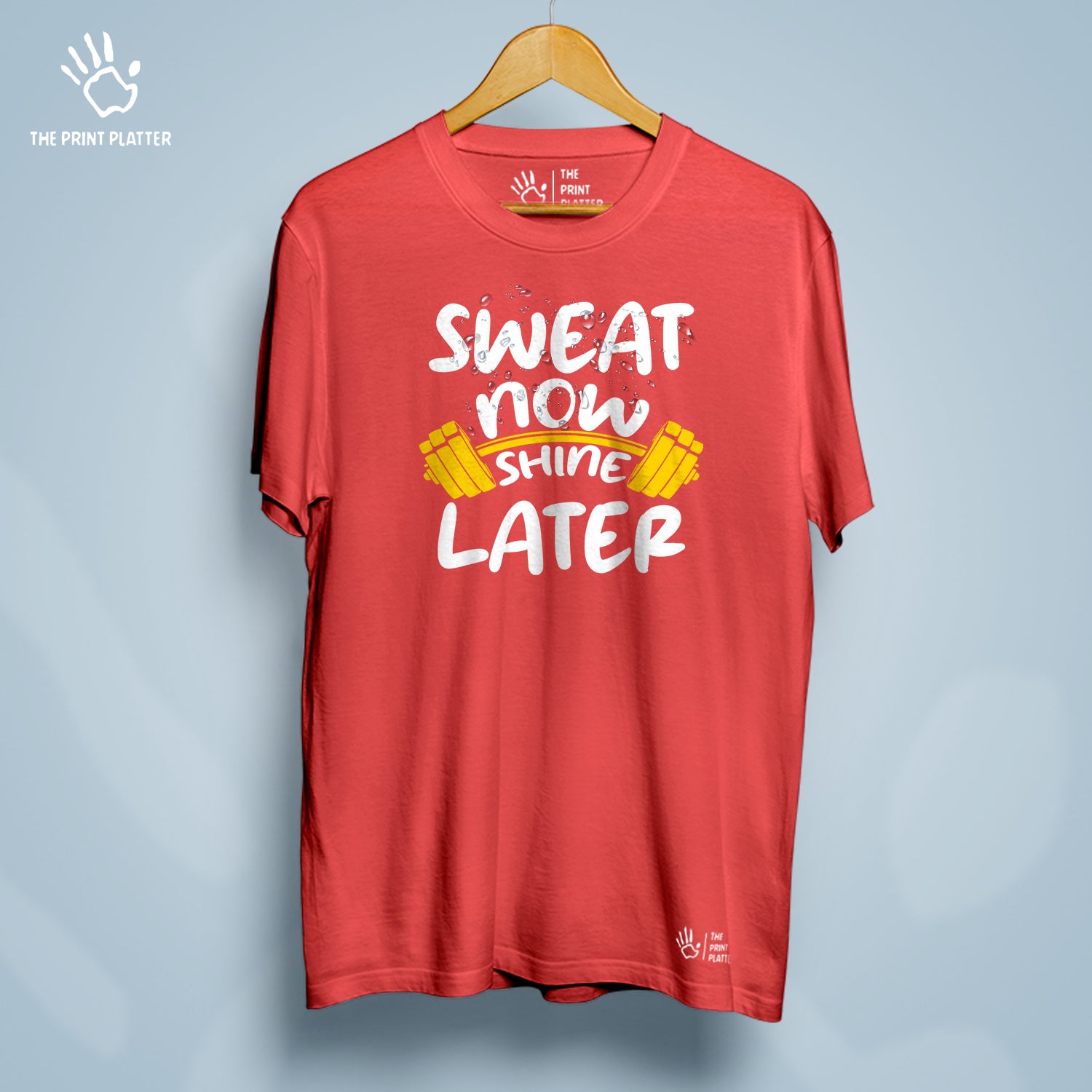 Sweat Now Shine Later Cotton Bio Wash 180gsm T-shirt | T-R23