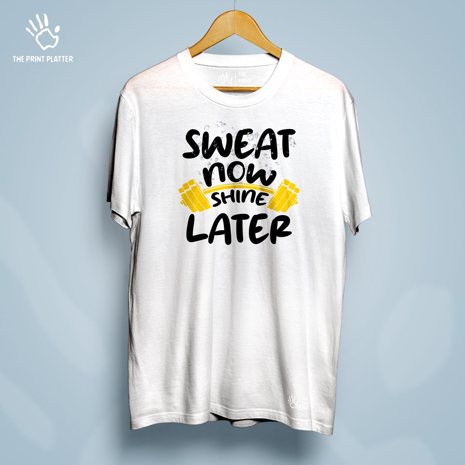 Sweat Now Shine Later Cotton Bio Wash 180gsm T-shirt | T-R23