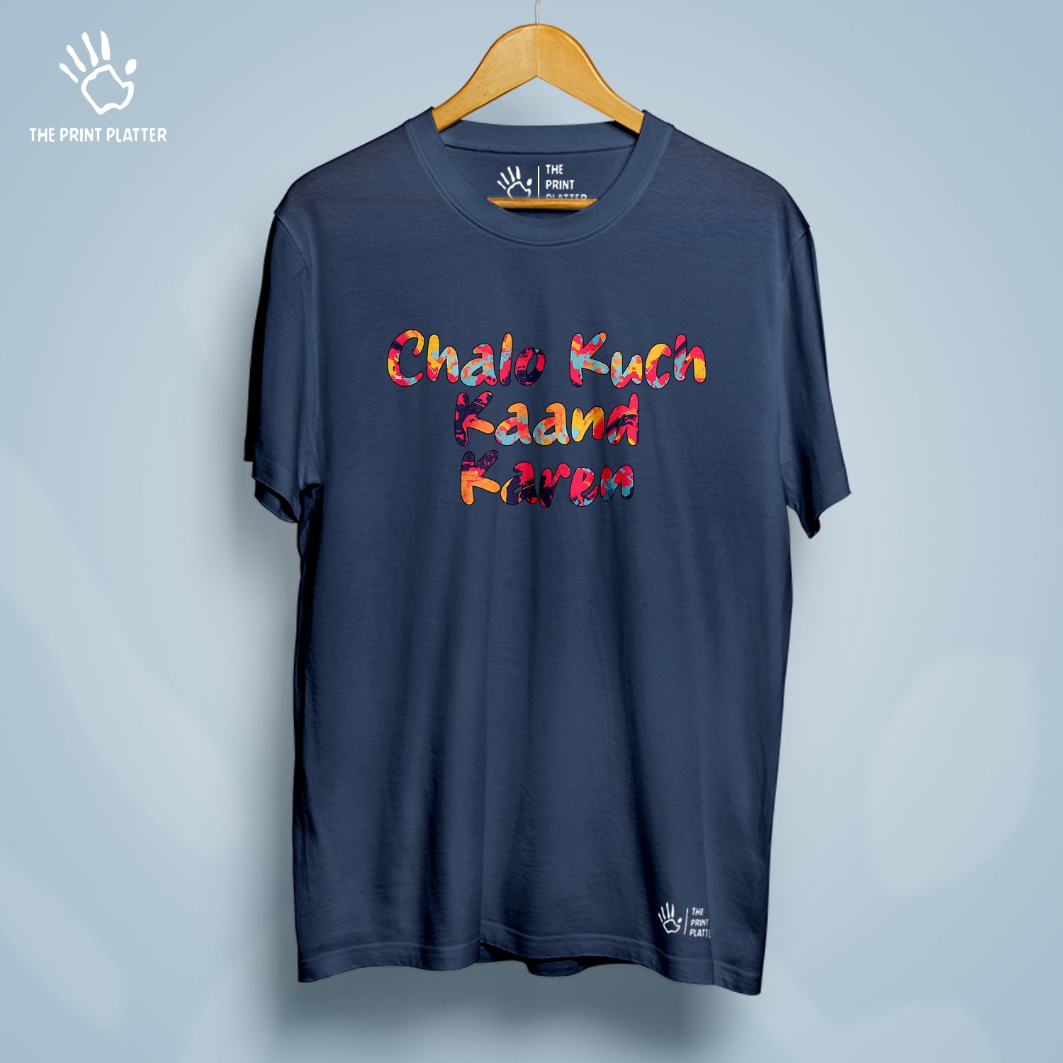 Chalo Kuch Kaand Kare Cotton Bio Wash 180gsm T-shirt | T-R242