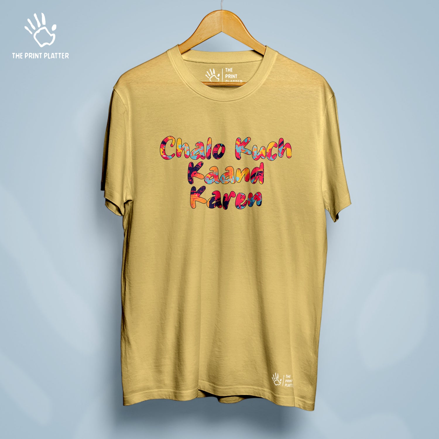 Chalo Kuch Kaand Kare Cotton Bio Wash 180gsm T-shirt | T-R242